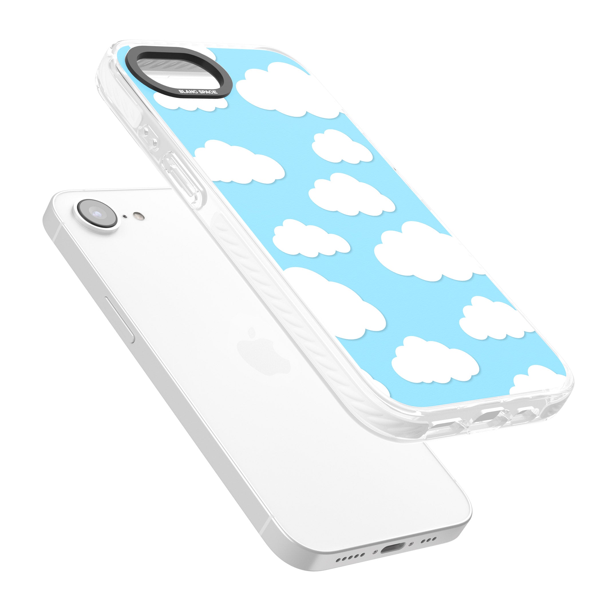 Blue Sky & Clouds Pattern