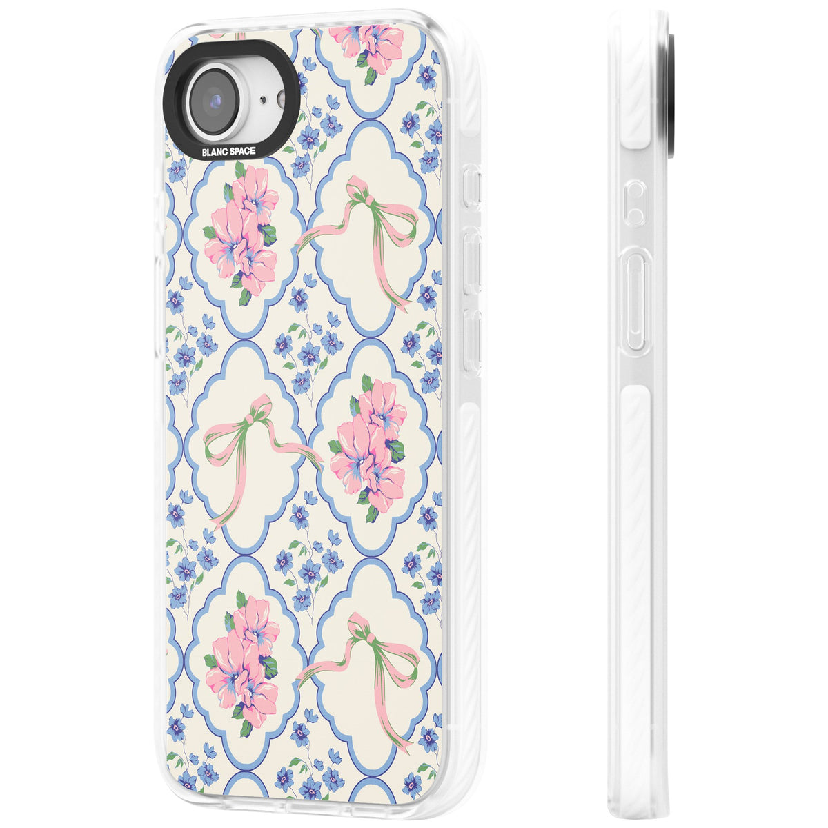 Ribbon Lattice iPhone 16e / iPhone 17e Impact Clear Phone Case side