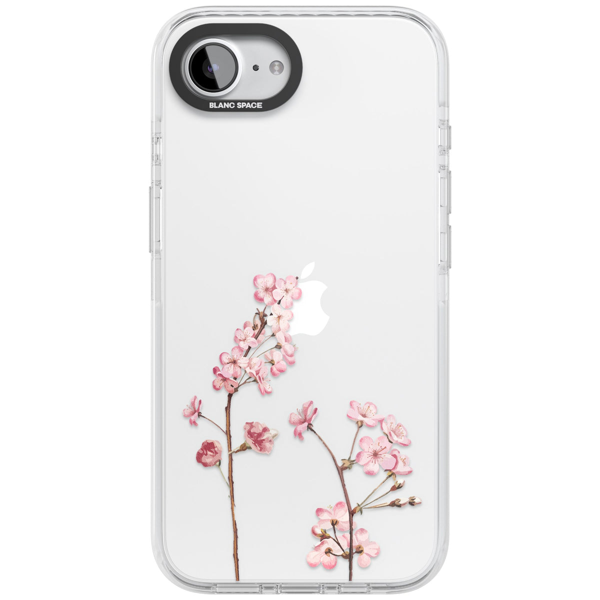 Blossom Flower iPhone 16e / iPhone 17e Impact Clear Phone Case front