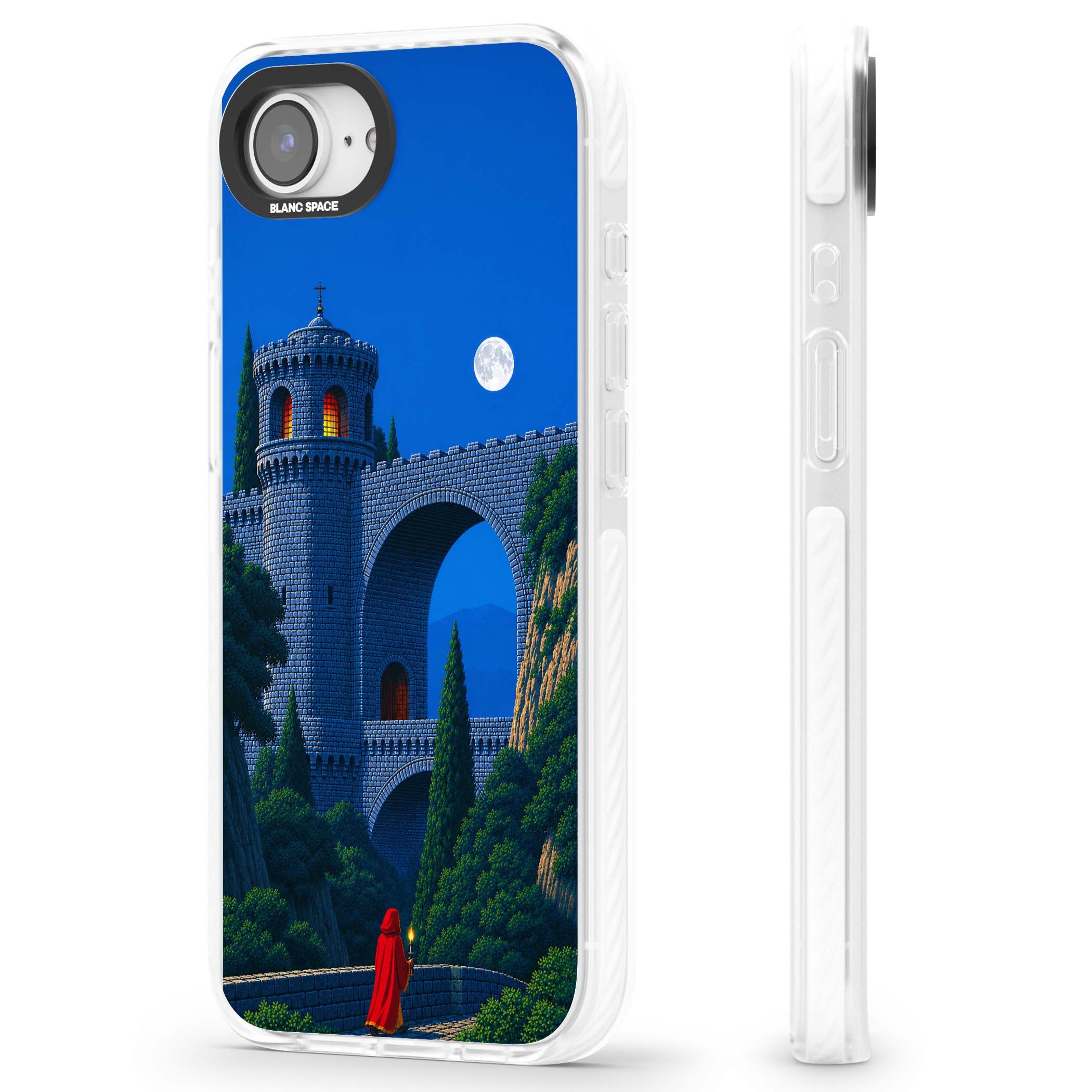 Castle Walls art iPhone case | Clear Impact case for iPhone 16e, iPhone 17e