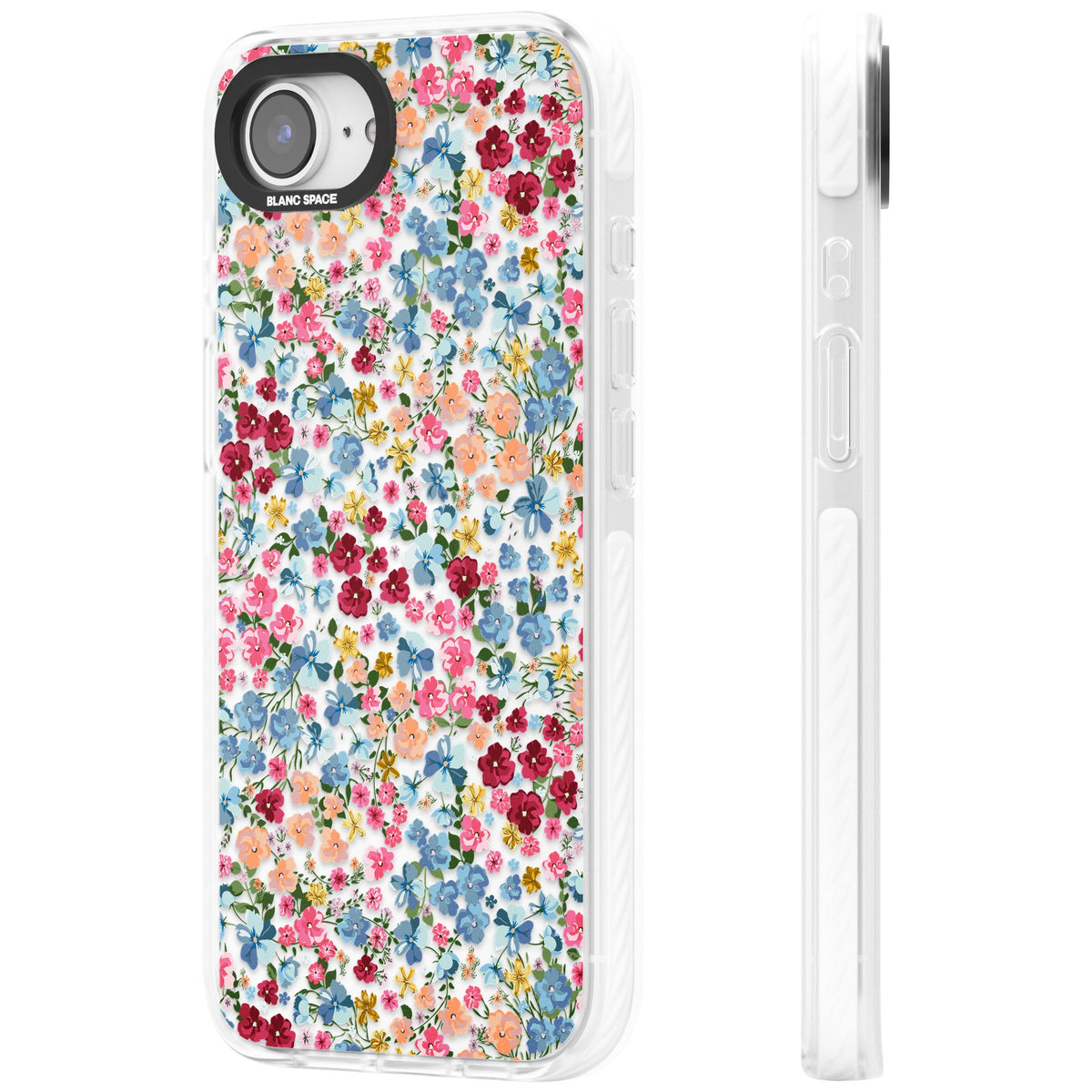 Venetian Meadow iPhone 16e / iPhone 17e Impact Clear Phone Case side