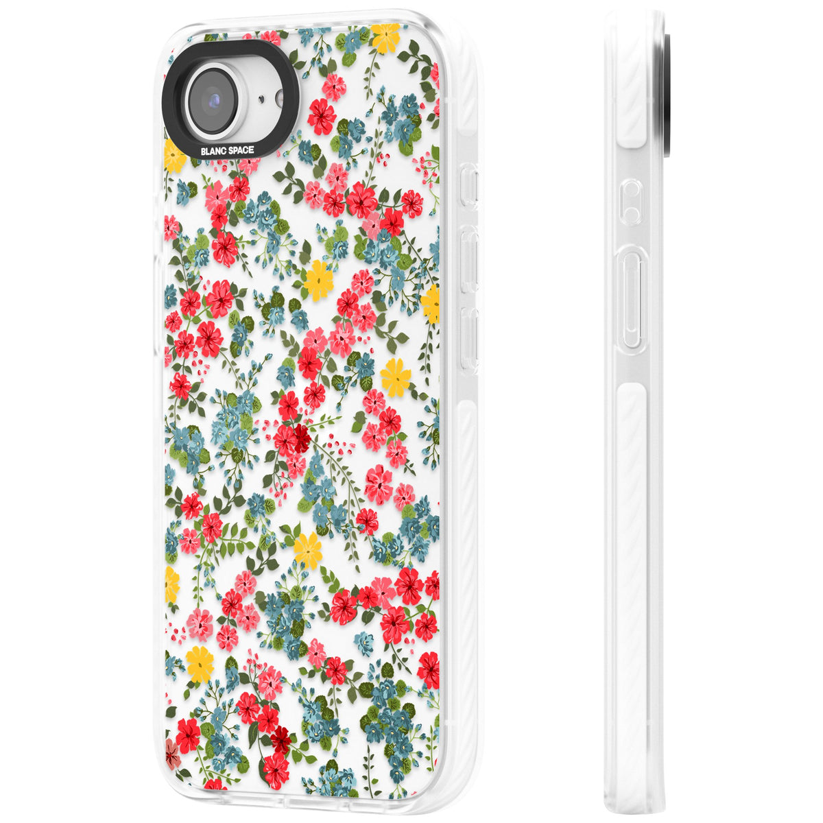 Sanremo Meadow iPhone 16e / iPhone 17e Impact Clear Phone Case side