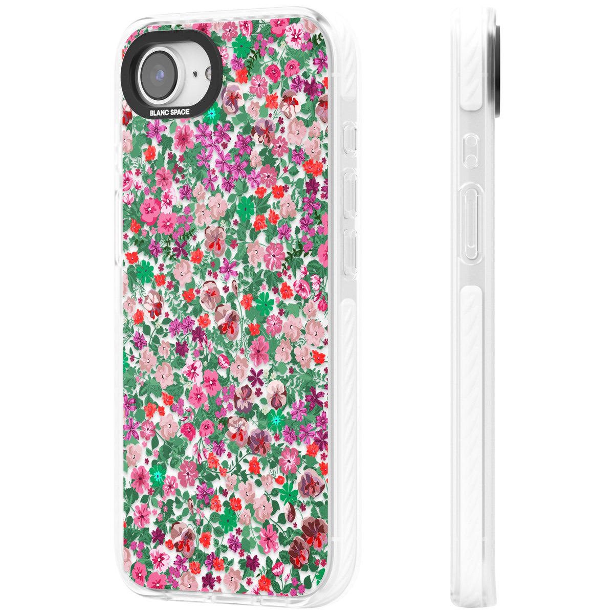 Florentine Meadow iPhone 16e / iPhone 17e Impact Clear Phone Case side