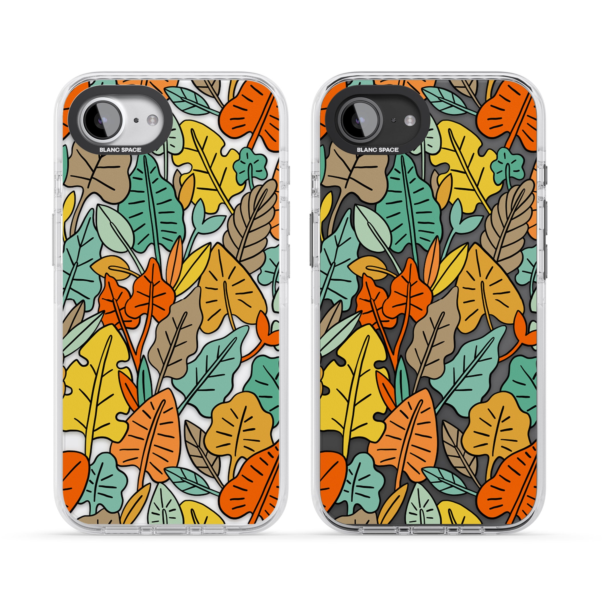Pastel Toned Autumn Leaves