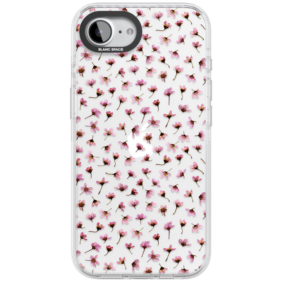 Cherry Flower Mist iPhone 16e / iPhone 17e Impact Clear Phone Case front
