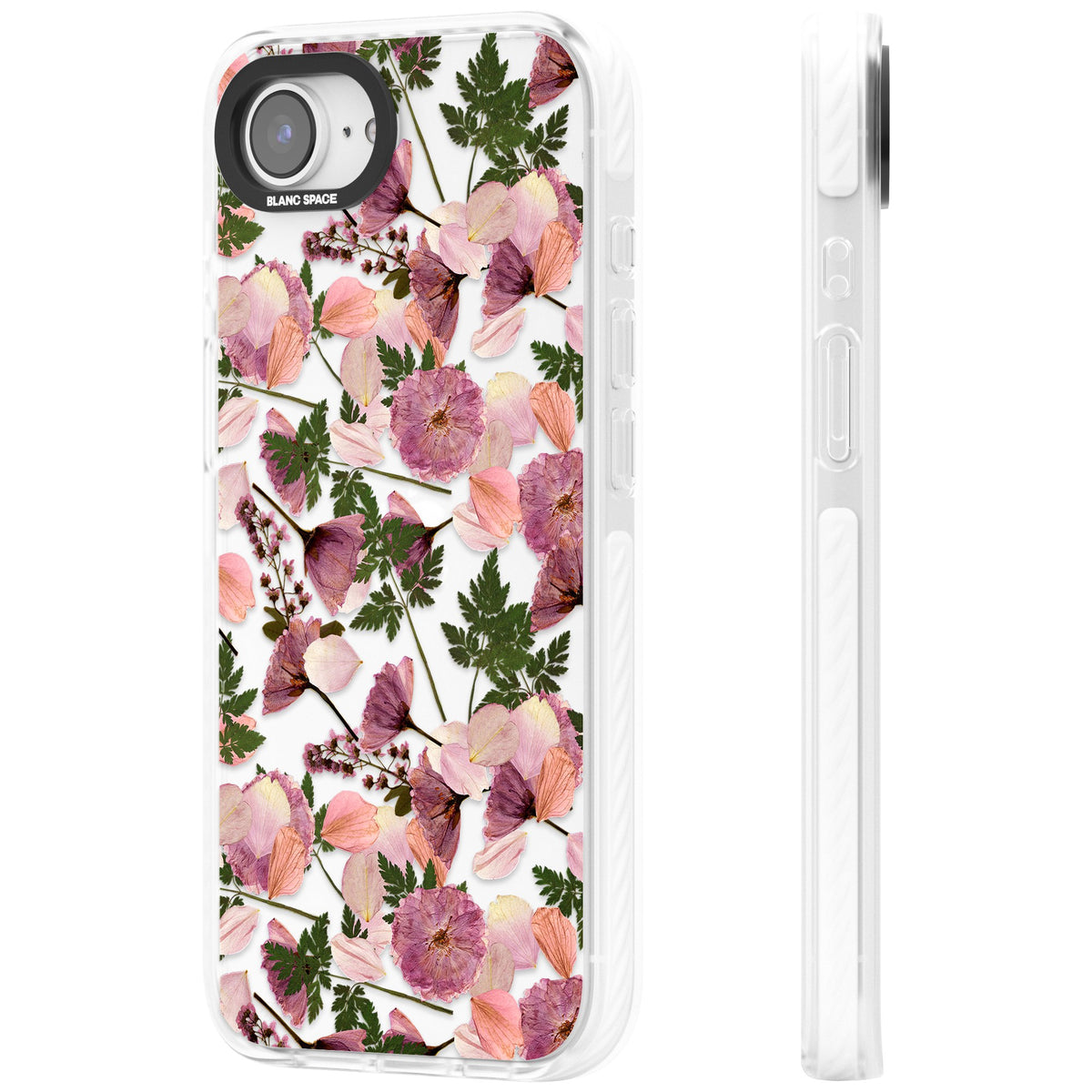 Blossom Archive iPhone 16e / iPhone 17e Impact Clear Phone Case side