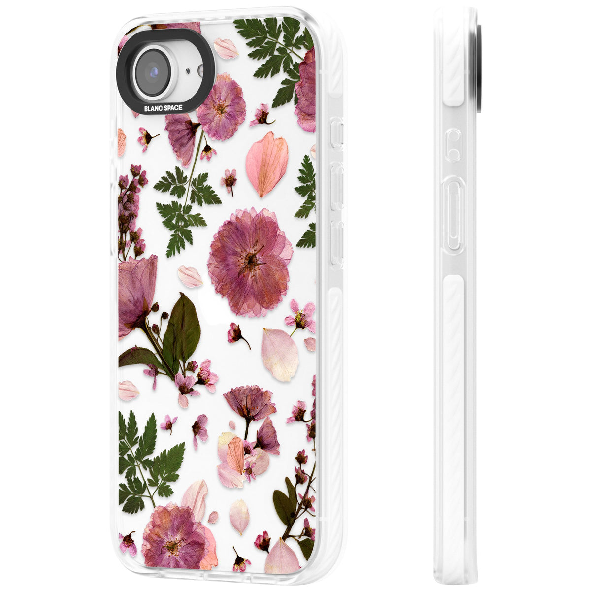 Blossom Bouquet iPhone 16e / iPhone 17e Impact Clear Phone Case side