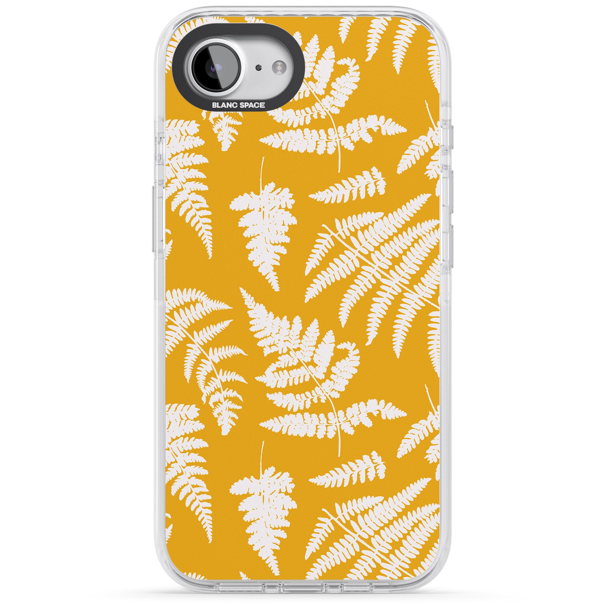 Fern Pattern On Yellow
