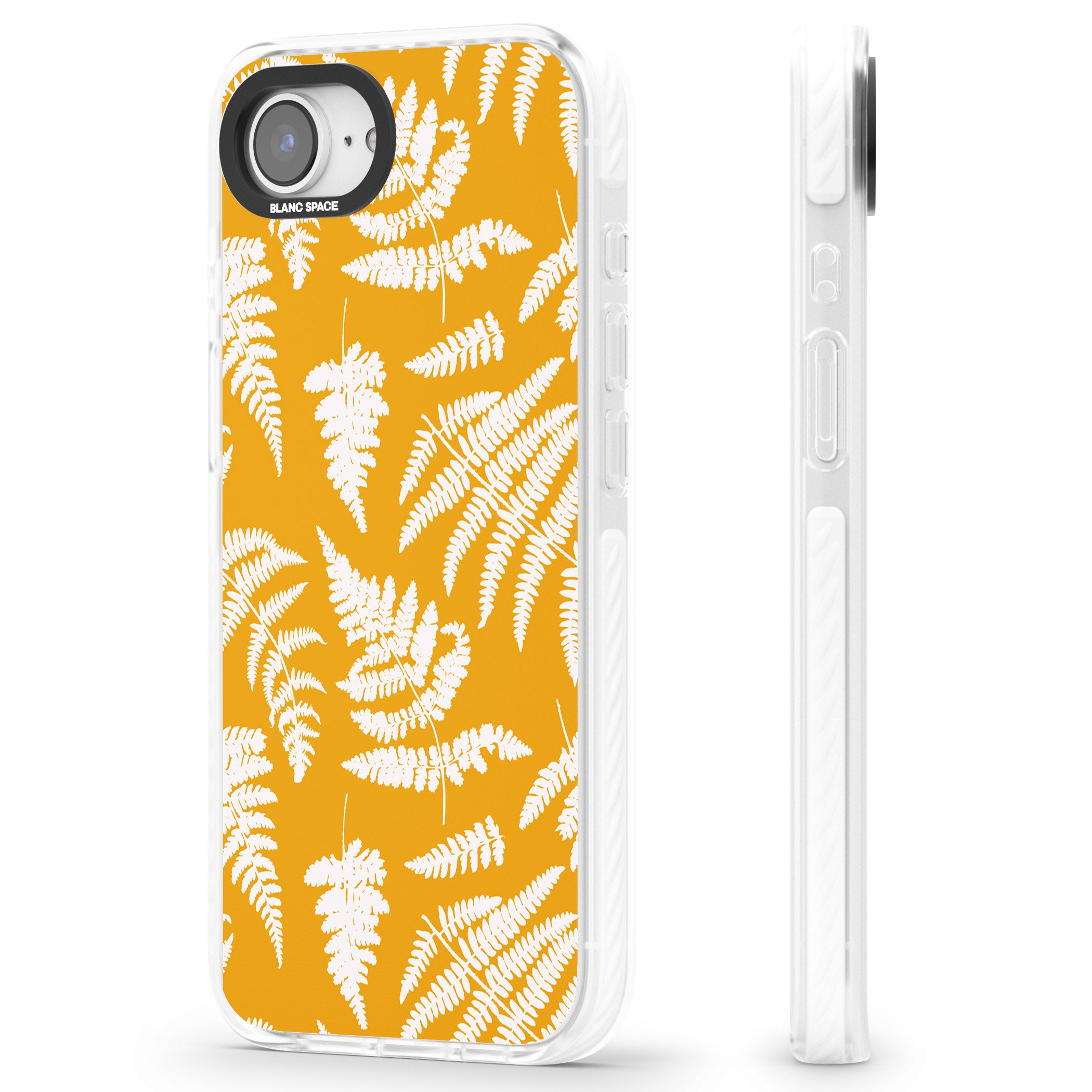 Fern Pattern On Yellow