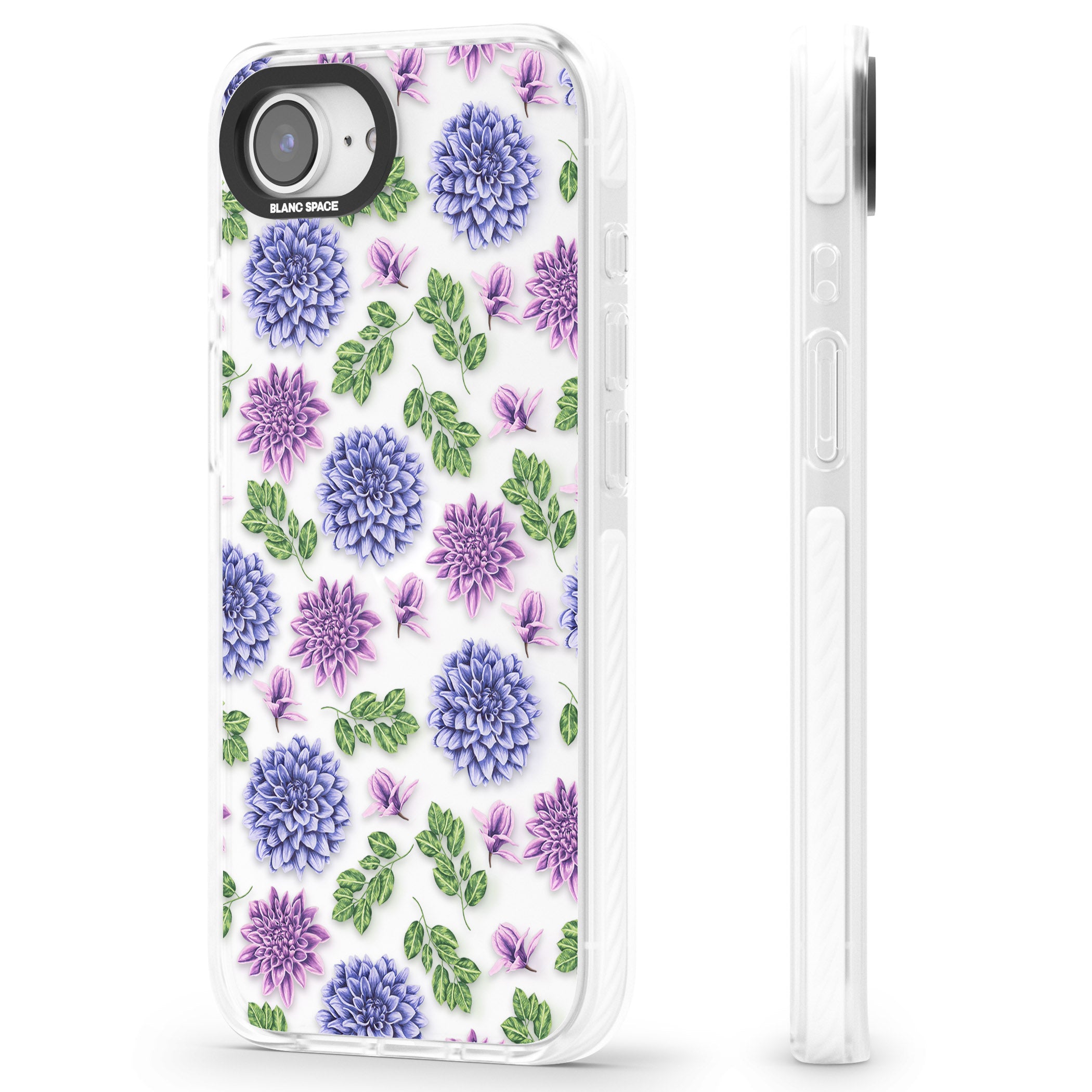 Purple Dahlias Floral