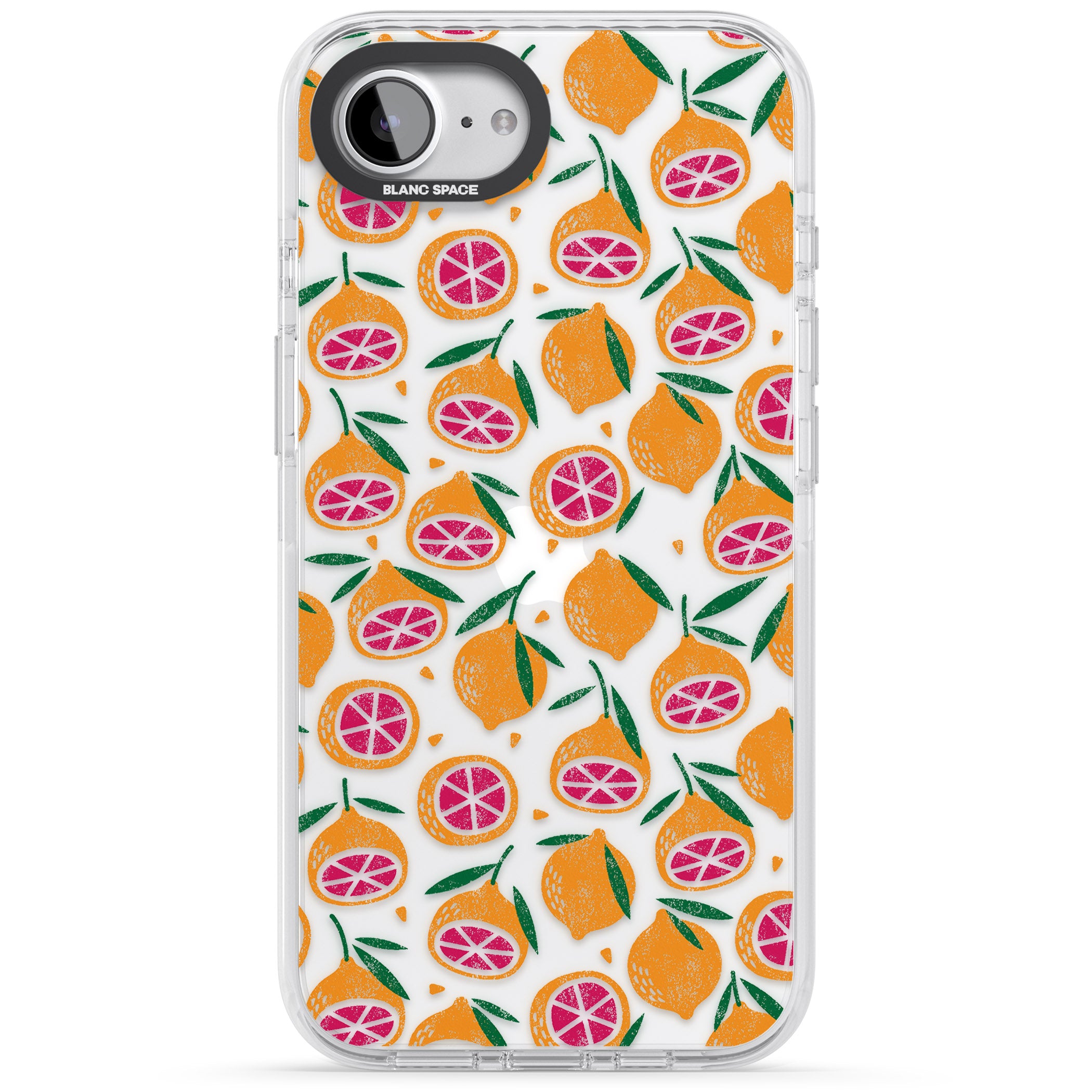 Blood Orange Fruit Pattern Transparent