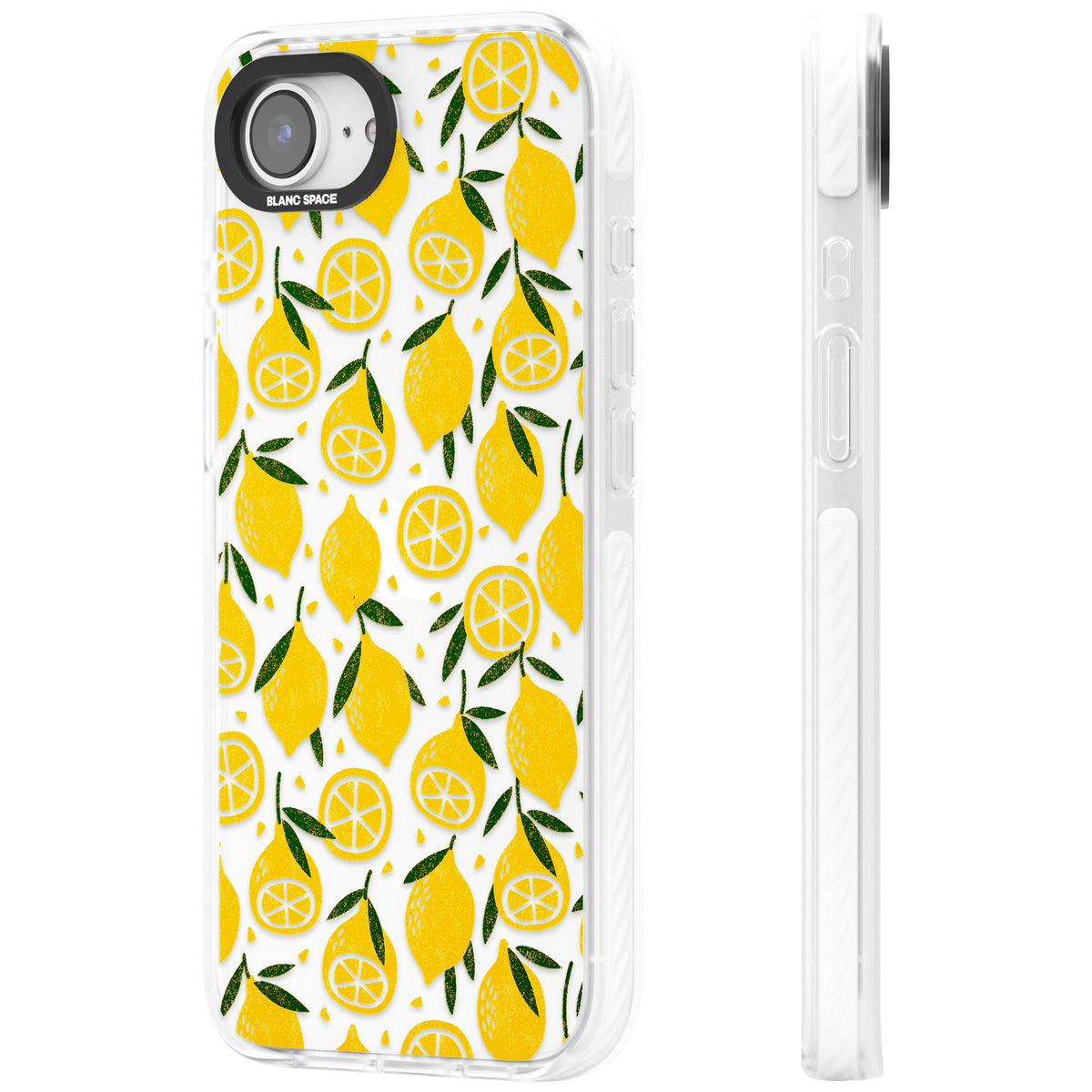 Lemon Delight iPhone 16e / iPhone 17e Impact Clear Phone Case side