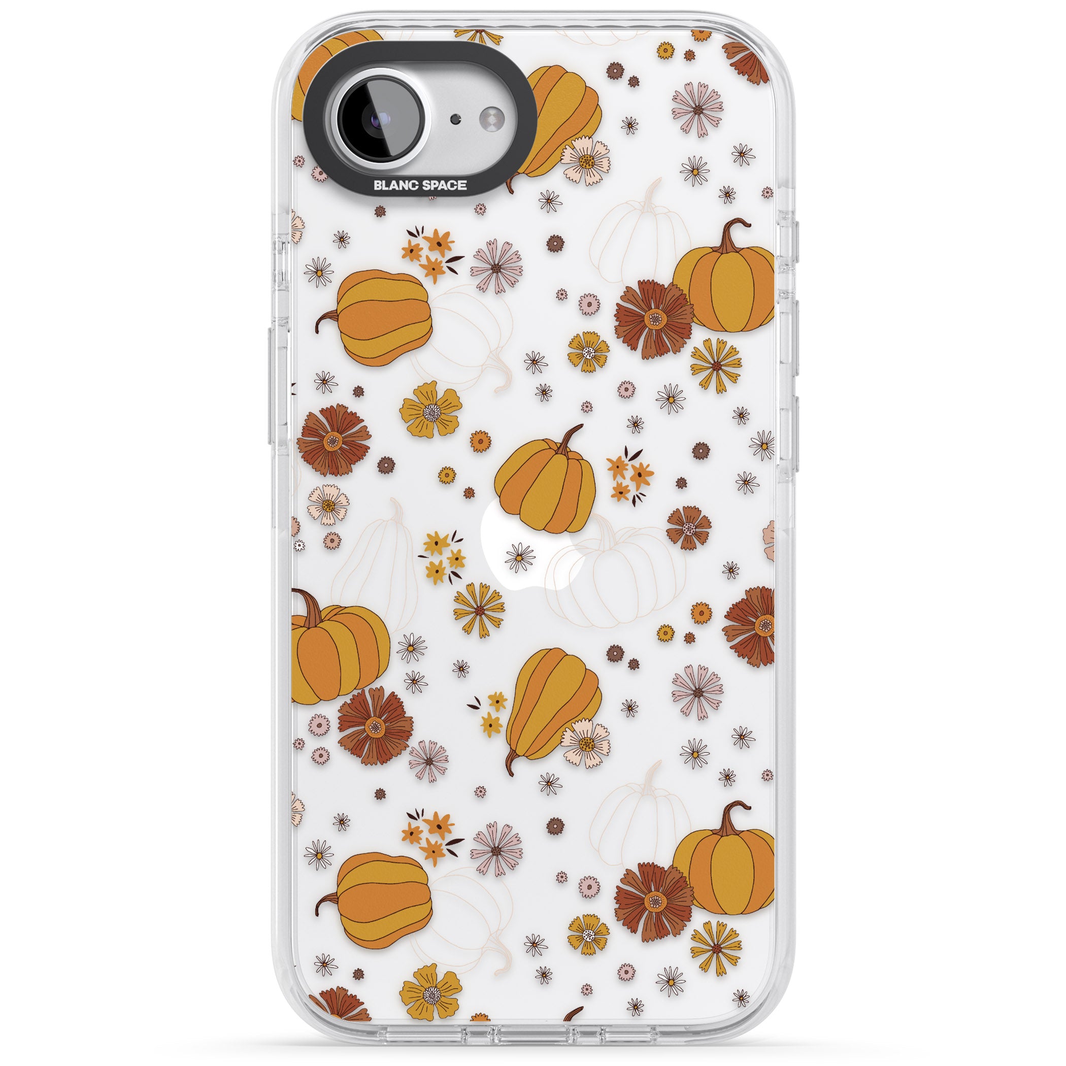 Halloween Pumpkins And Flowers