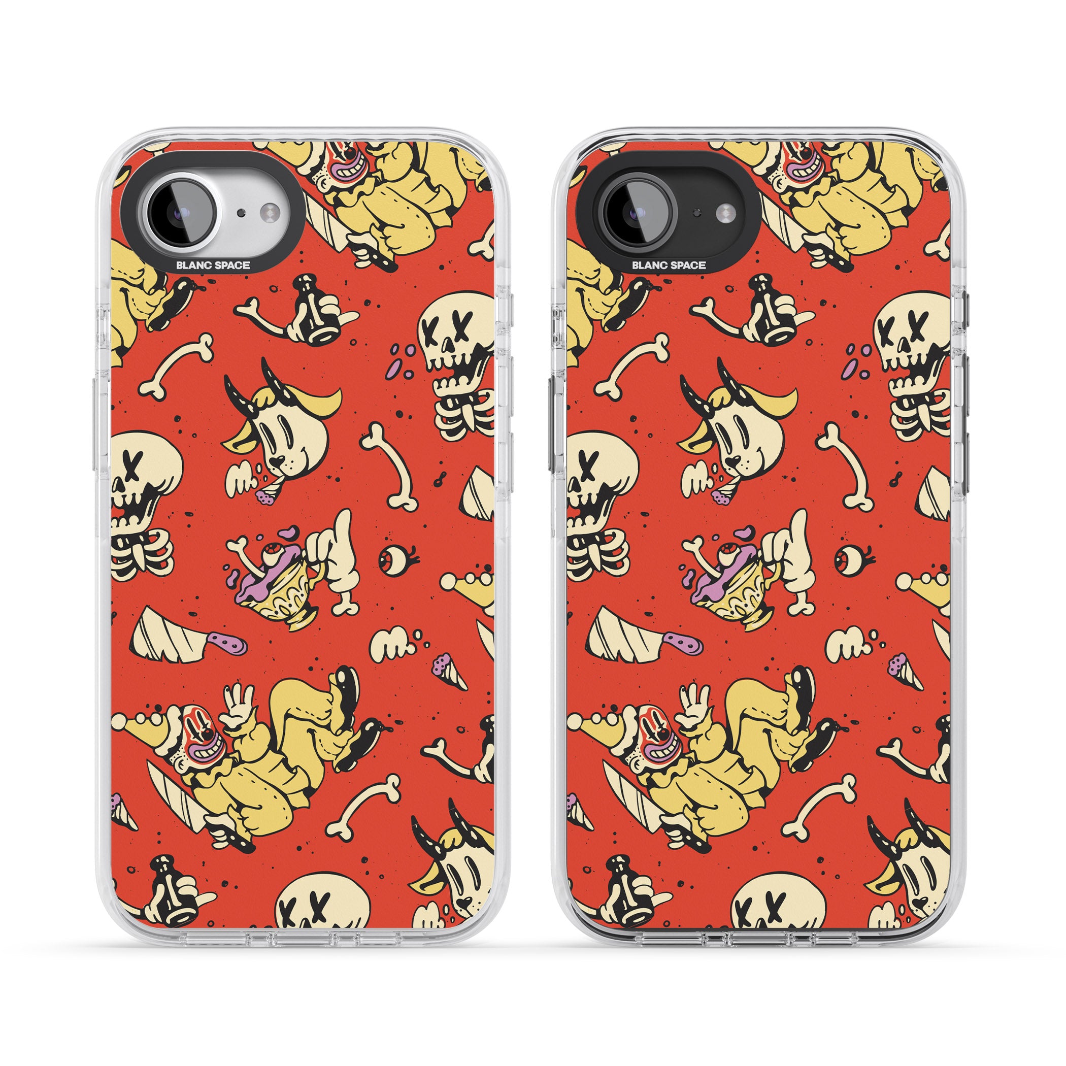 Red Retro Halloween Pattern