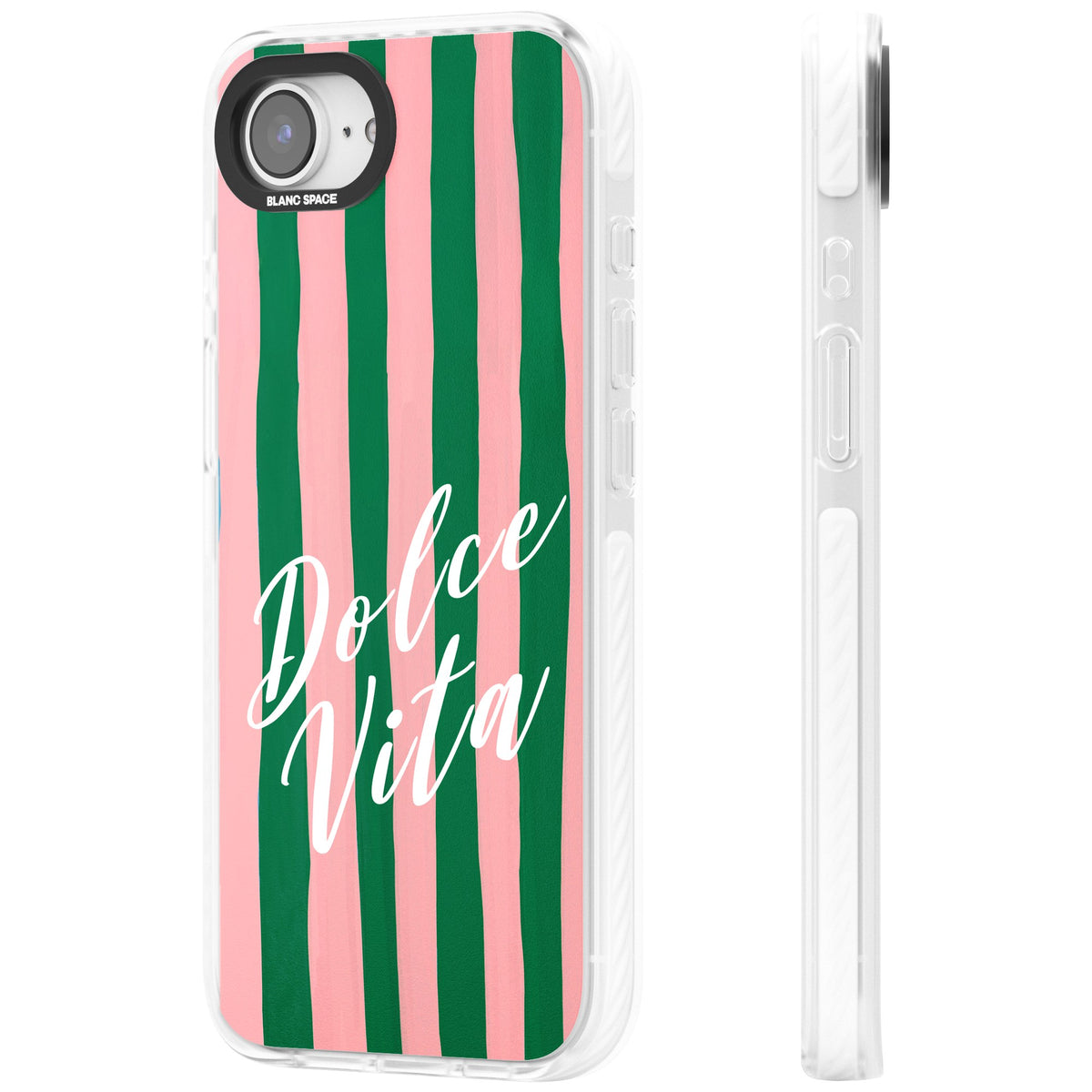 Dolce Vita iPhone 16e / iPhone 17e Impact Clear Phone Case side