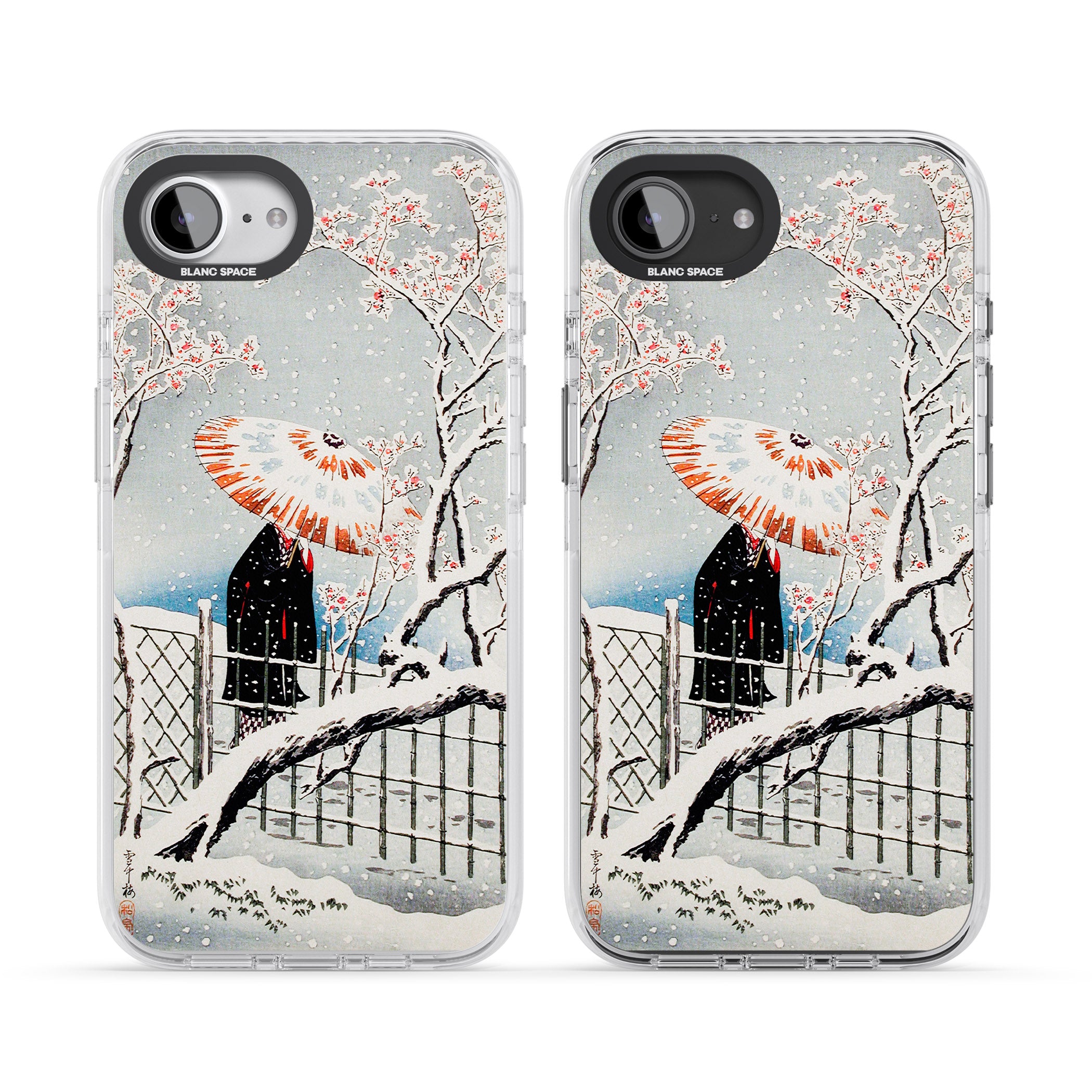 Plum Tree In Snow By Hiroaki Takahashi