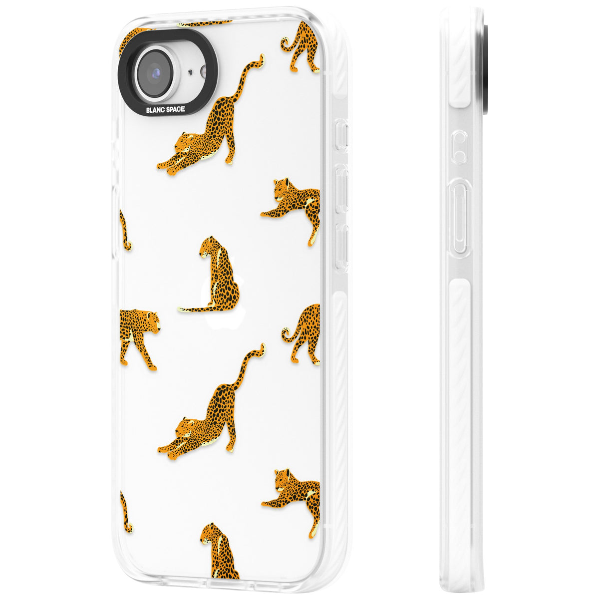 Wild Amber iPhone 16e / iPhone 17e Impact Clear Phone Case side