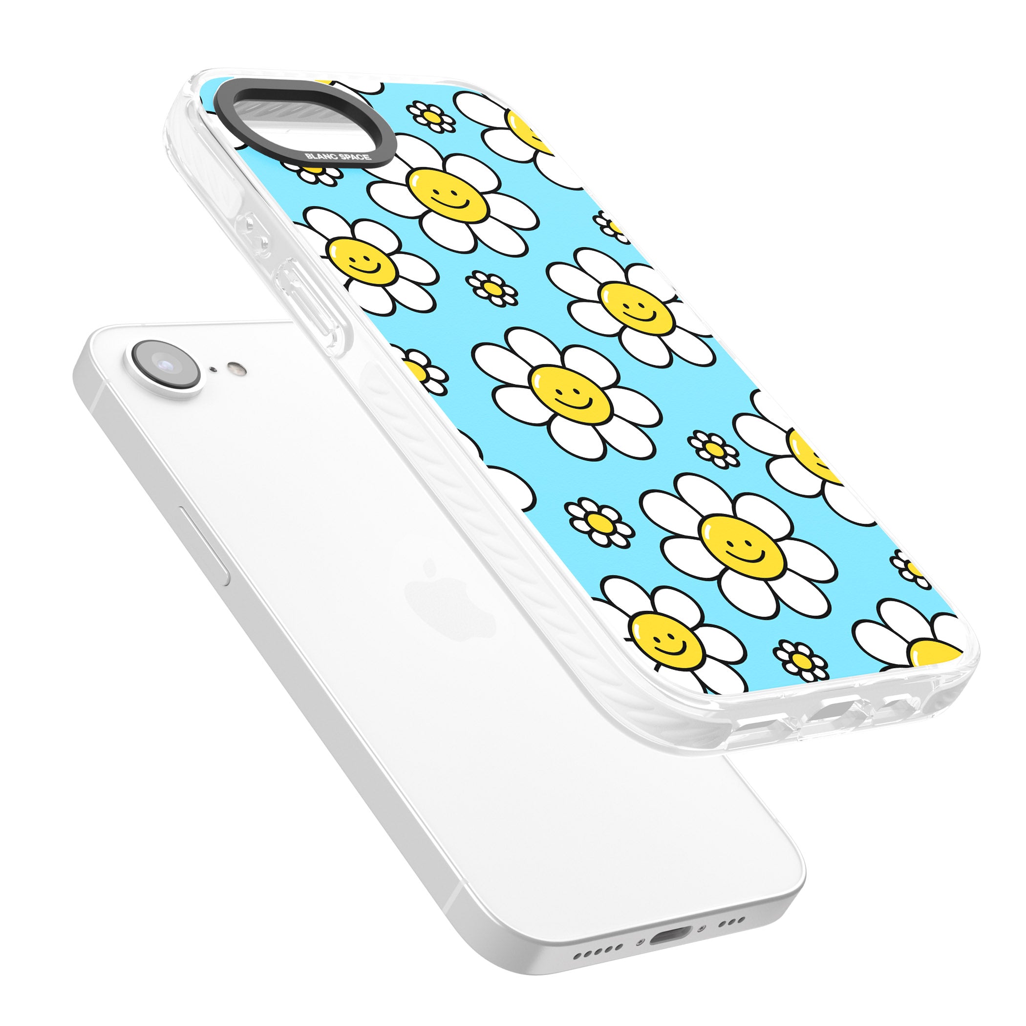 Daisy Faces Kawaii Pattern