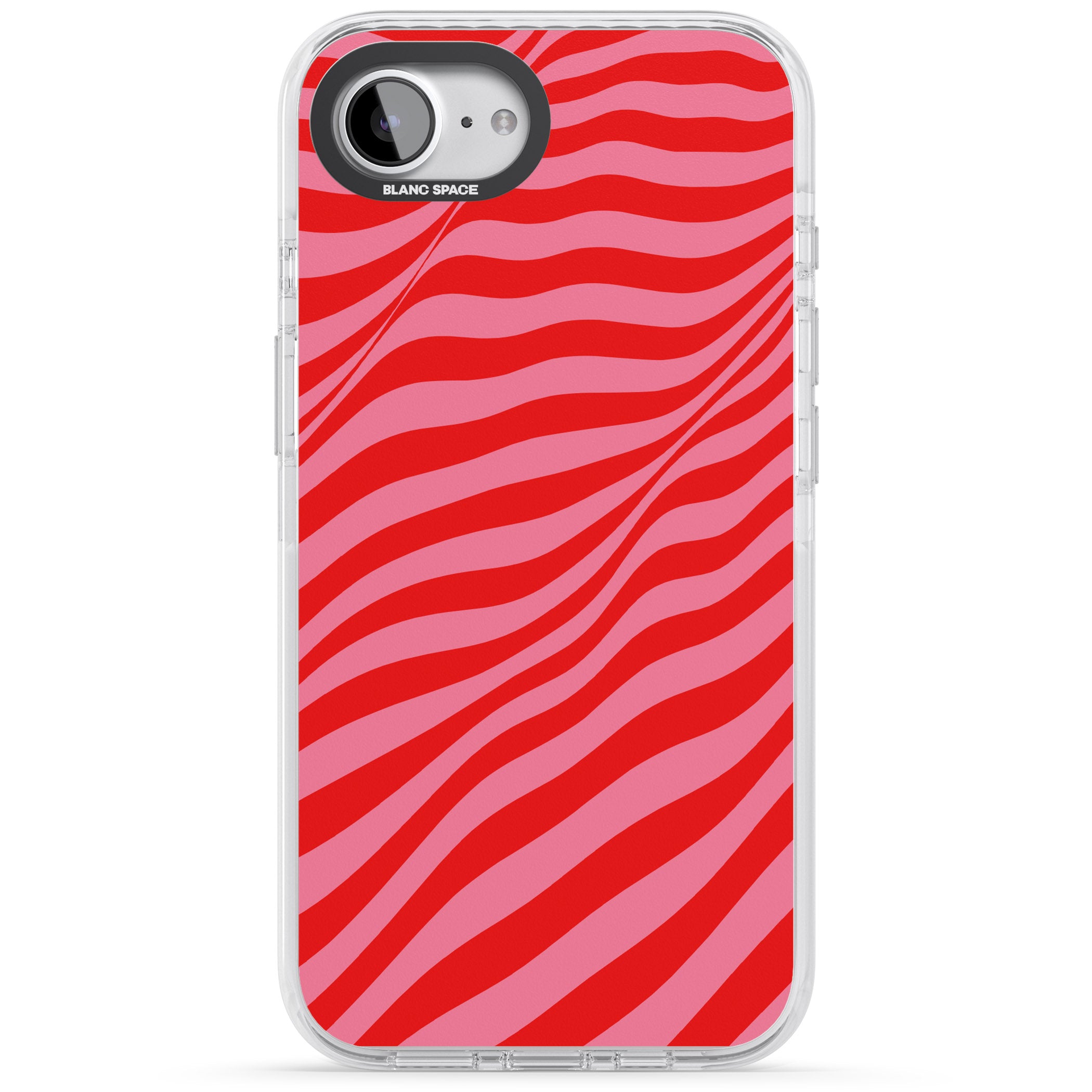 Pink & Red Distorted Line