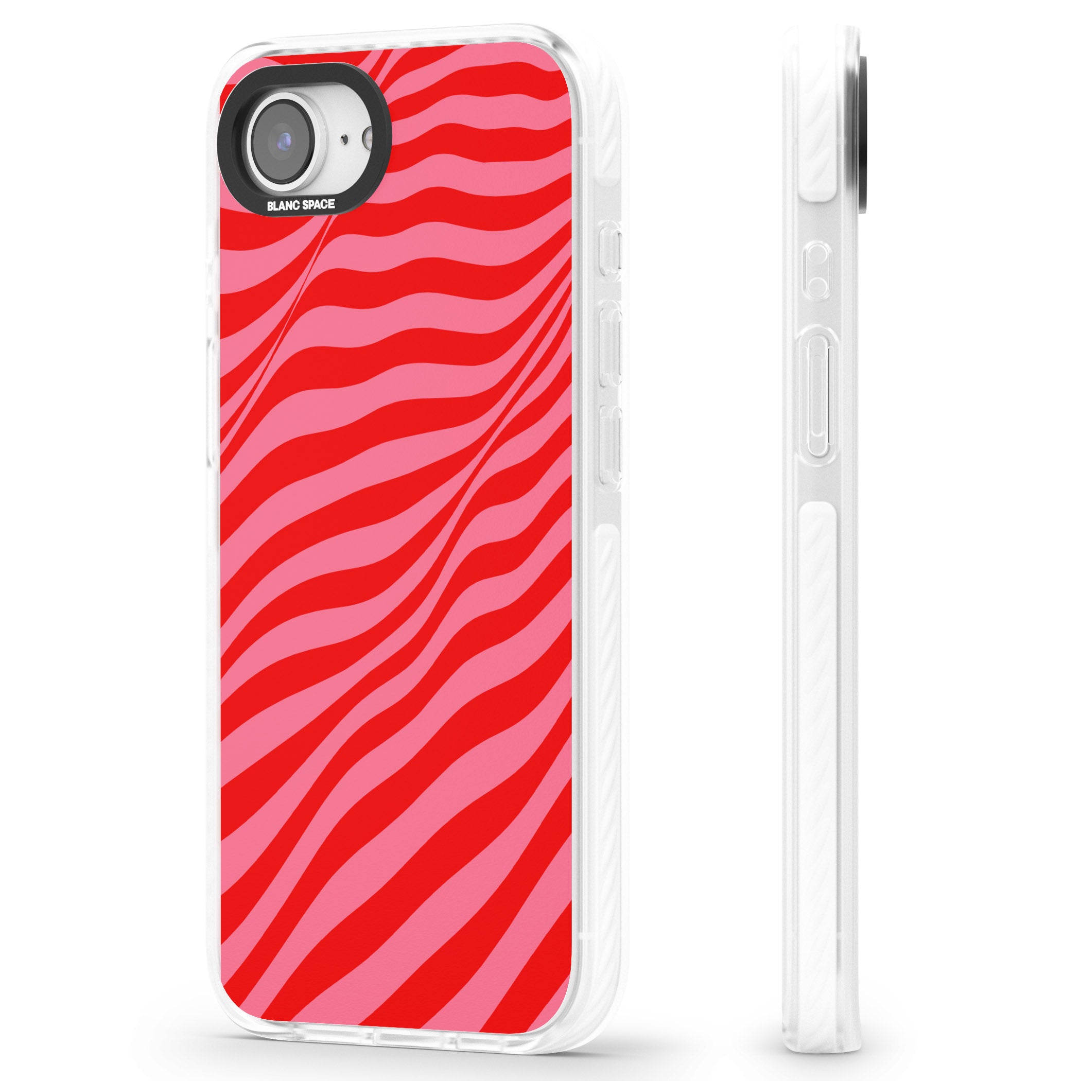 Pink & Red Distorted Line