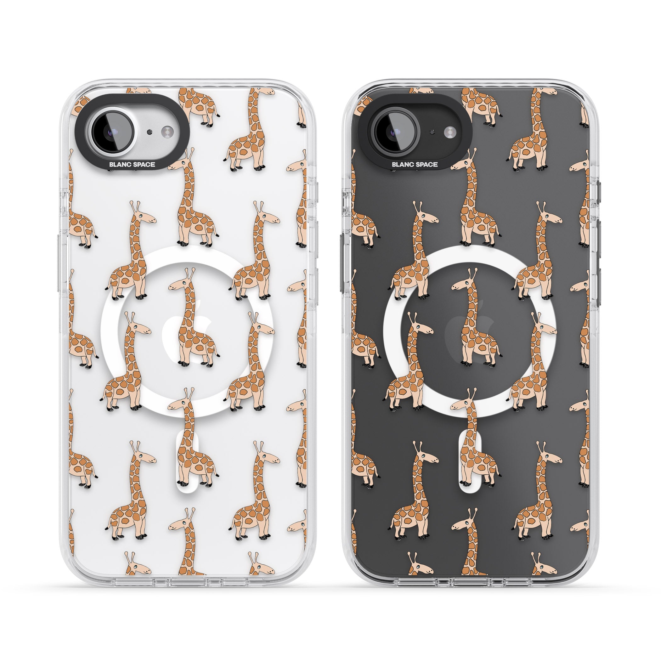 Cute Giraffe Pattern Clear