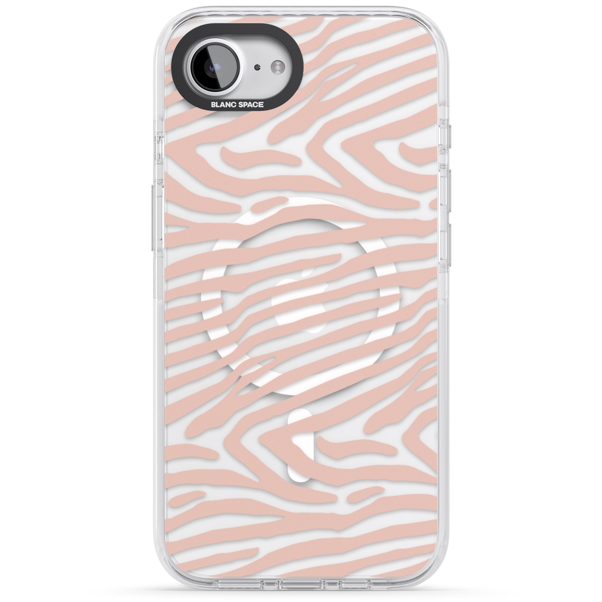 Horizontal Zebra Stripes Transparent Animal Print