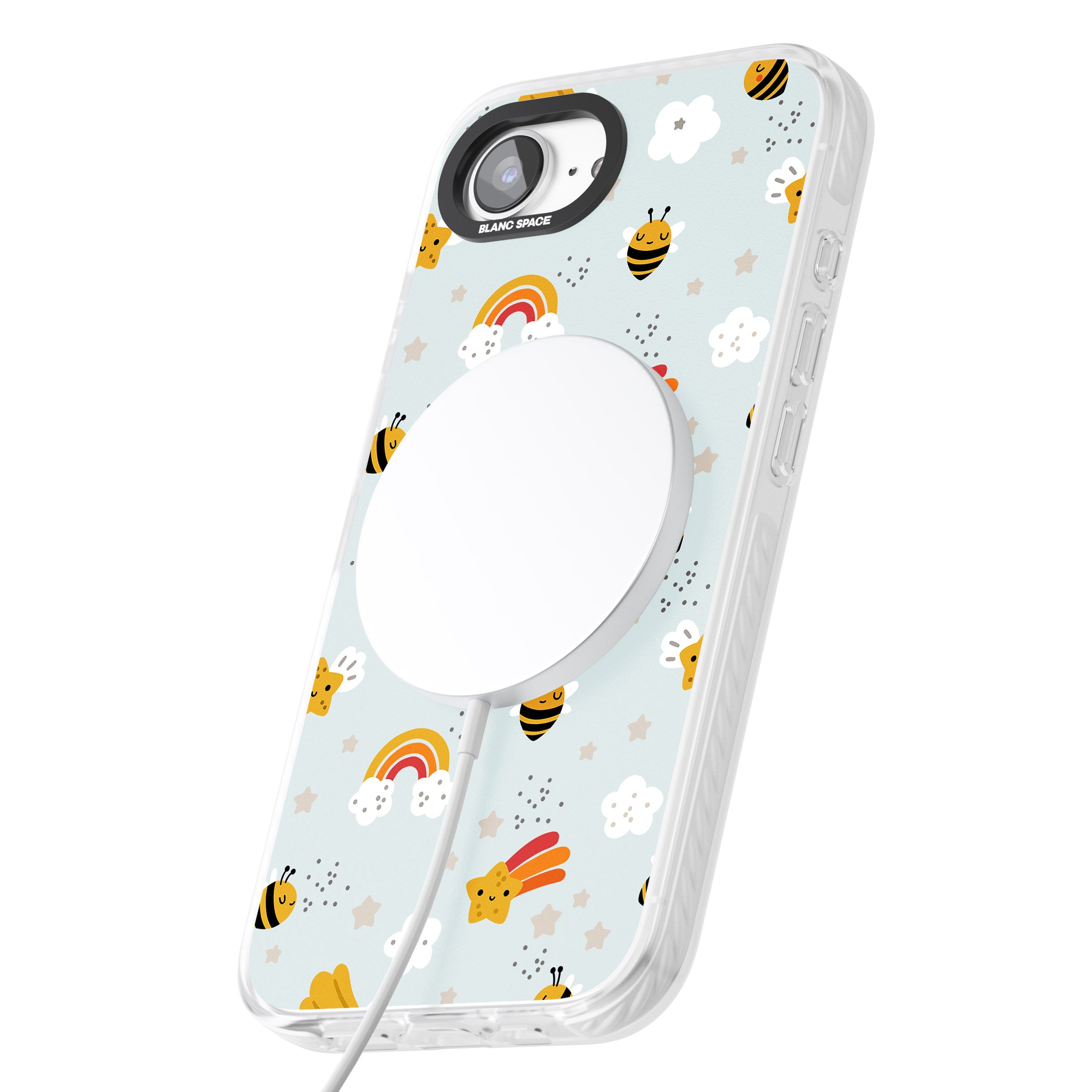 Sweet As Honey Patterns: Bees & Rainbows