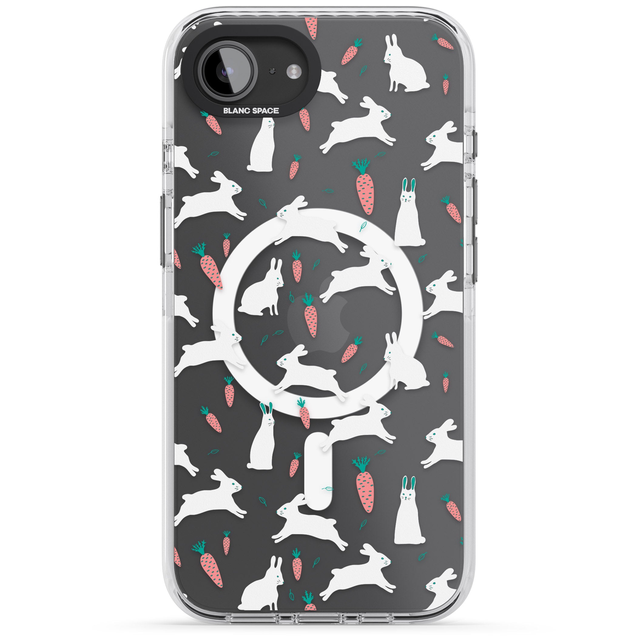 White Bunnies And Carrots