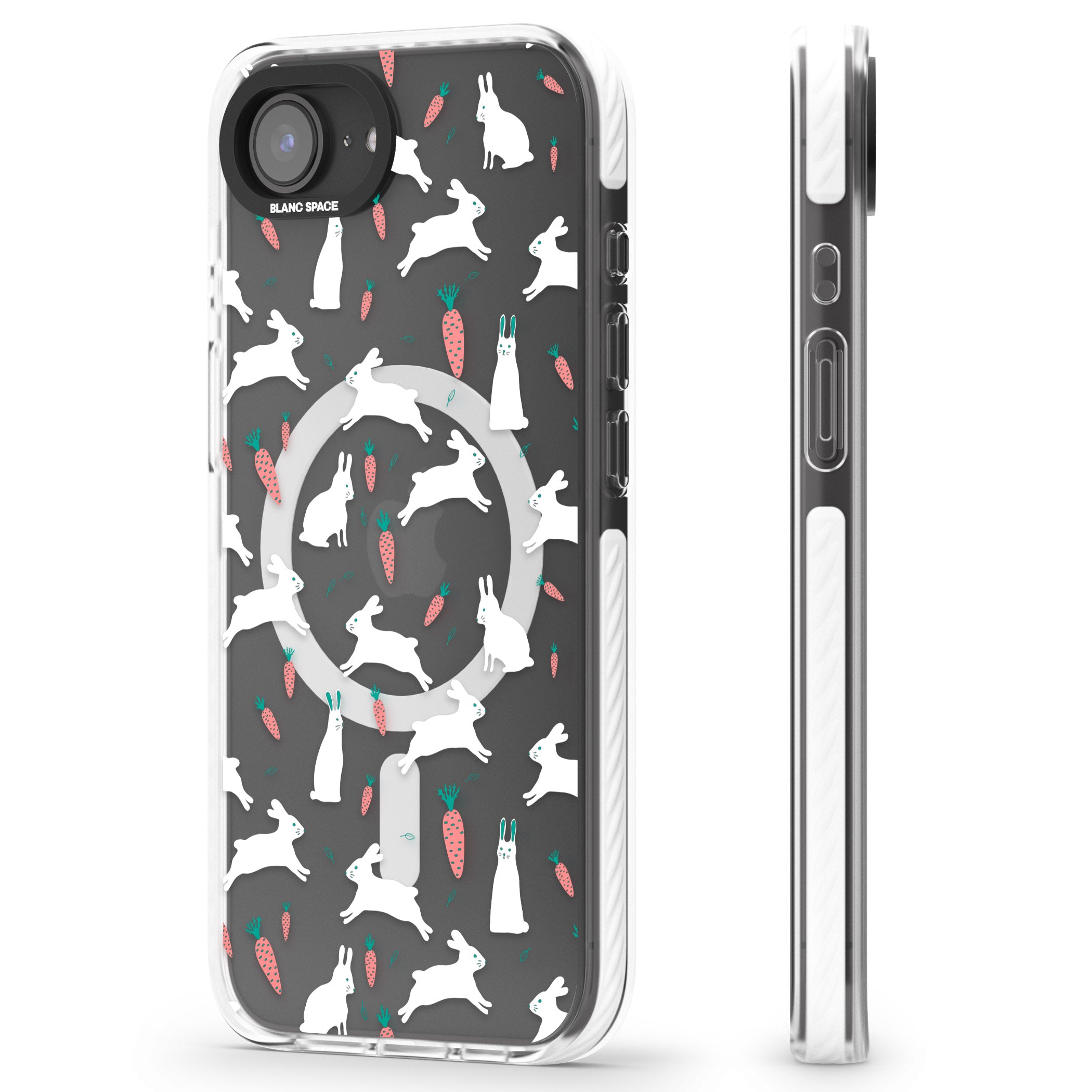 White Bunnies And Carrots