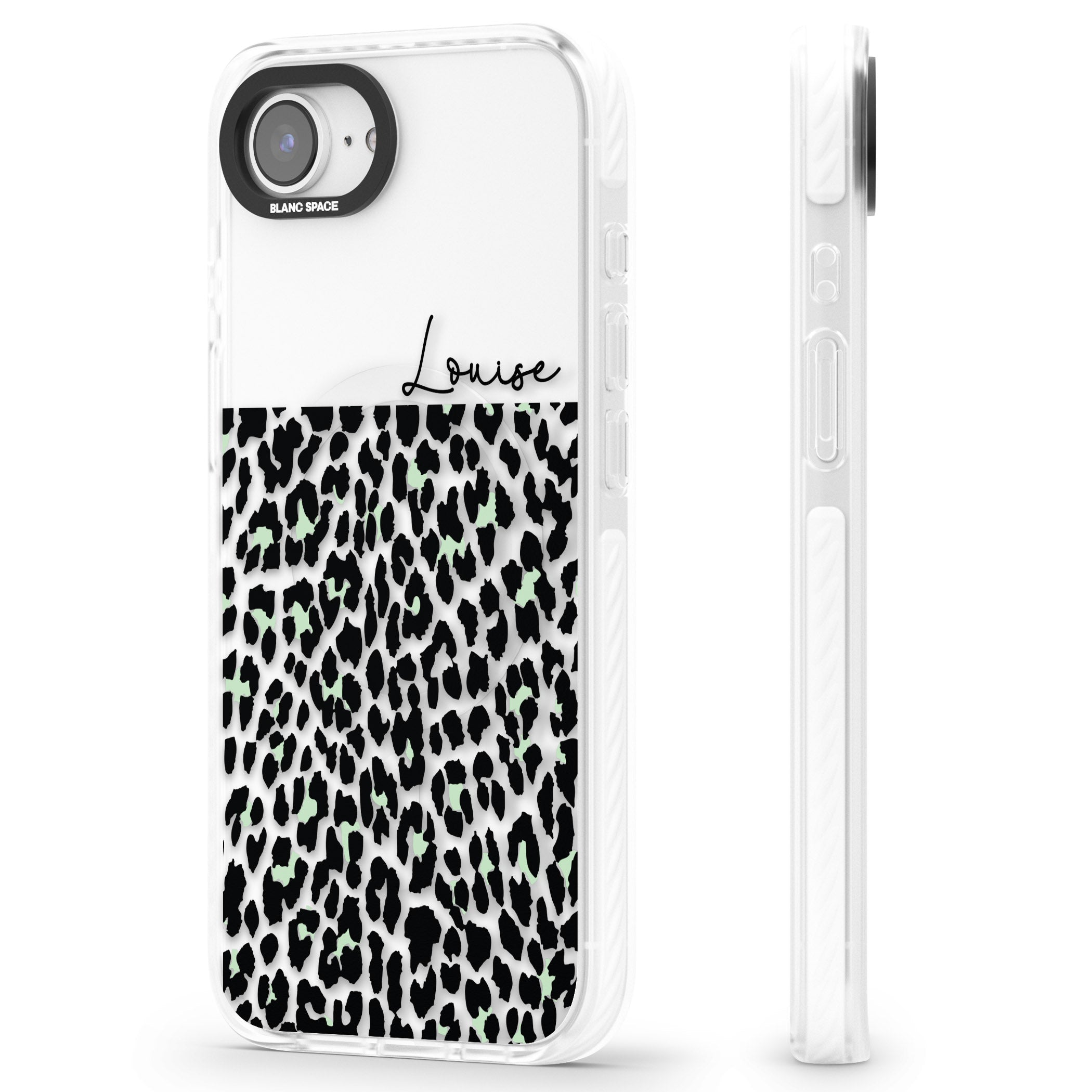 Personalised Seafoam Leopard