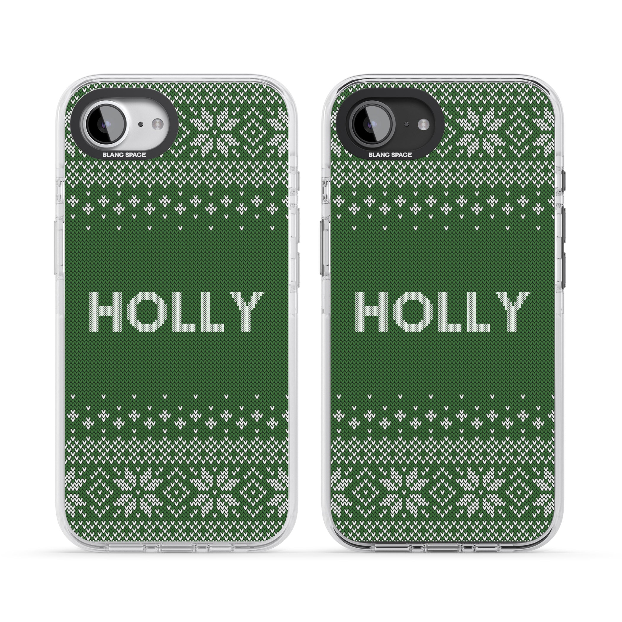 Personalised Green Christmas Knit