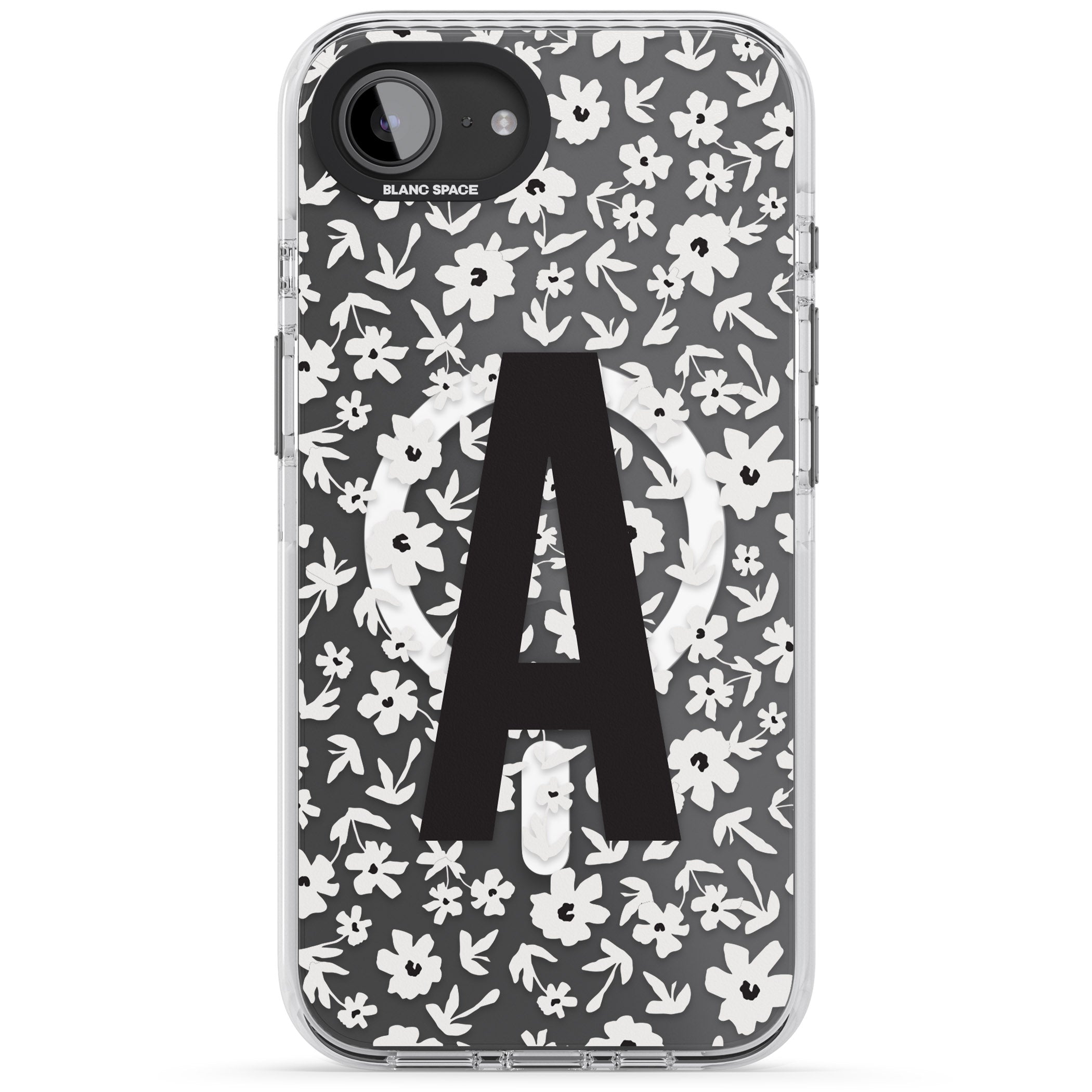 Personalised Bold Initial Floral