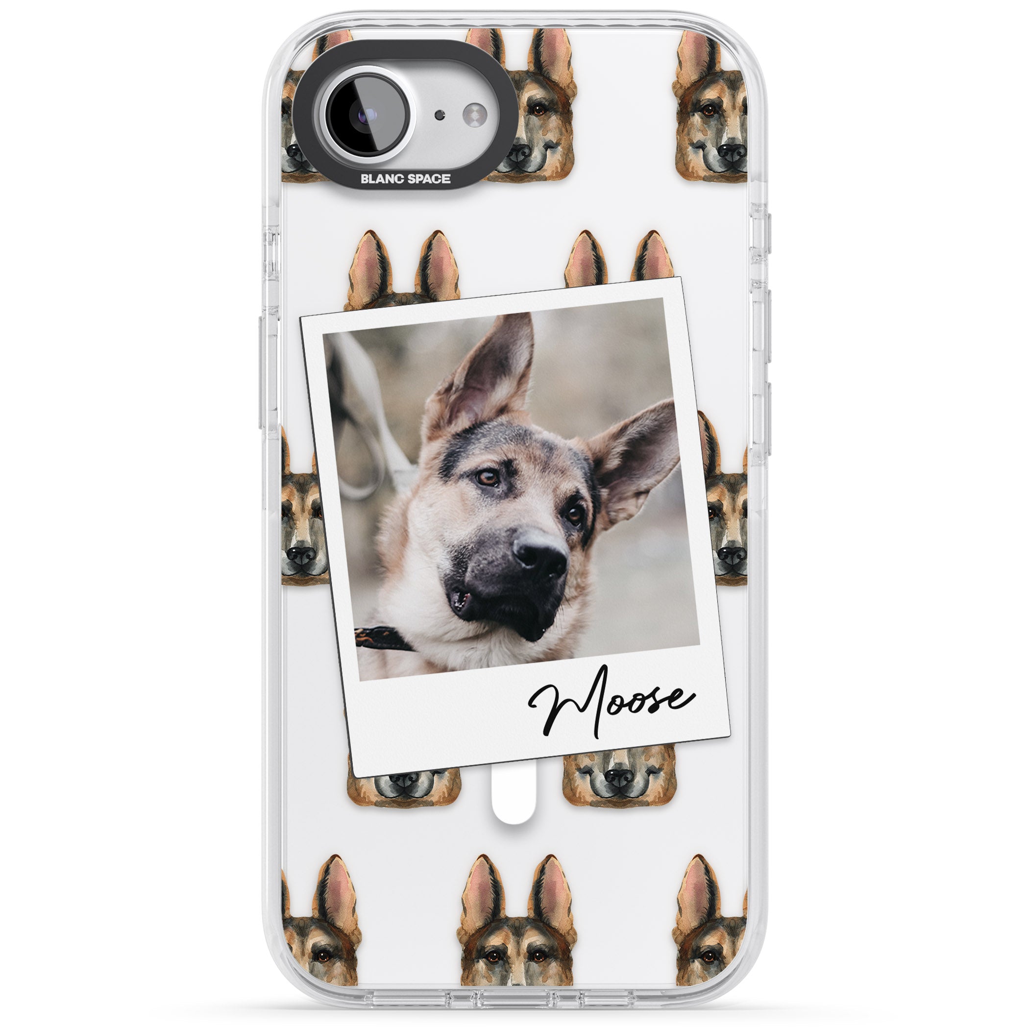 Personalised German Shepherd Instant Camera Photo