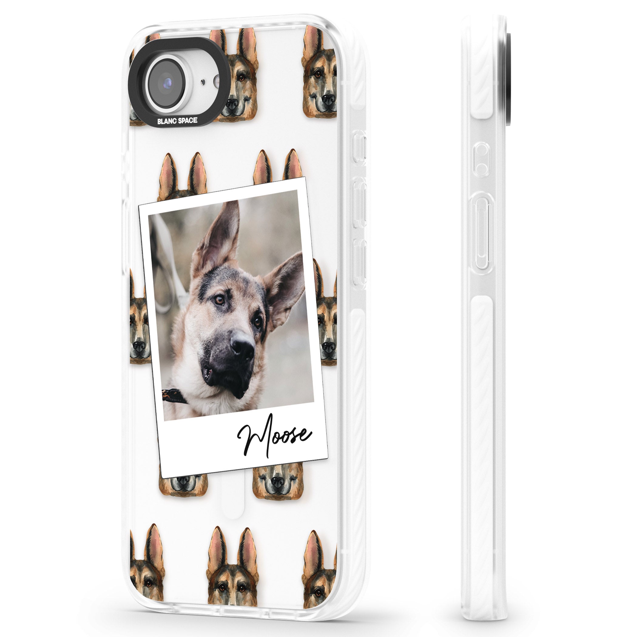Personalised German Shepherd Instant Camera Photo