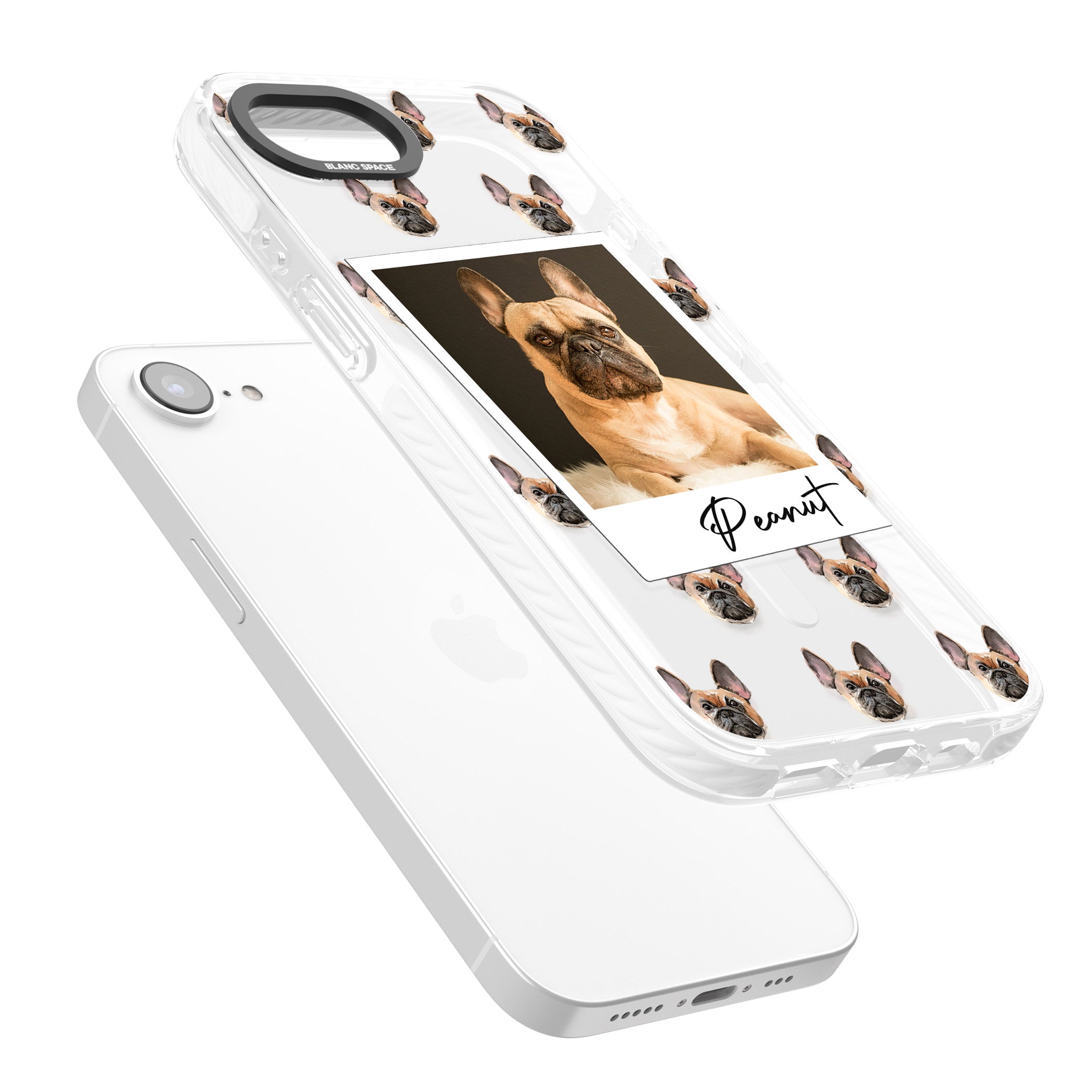 Personalised Tan French Bulldog Instant Camera Photo