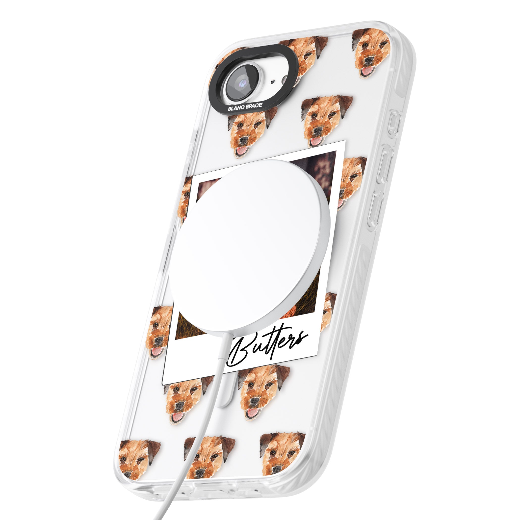 Personalised Border Terrier Instant Camera Photo