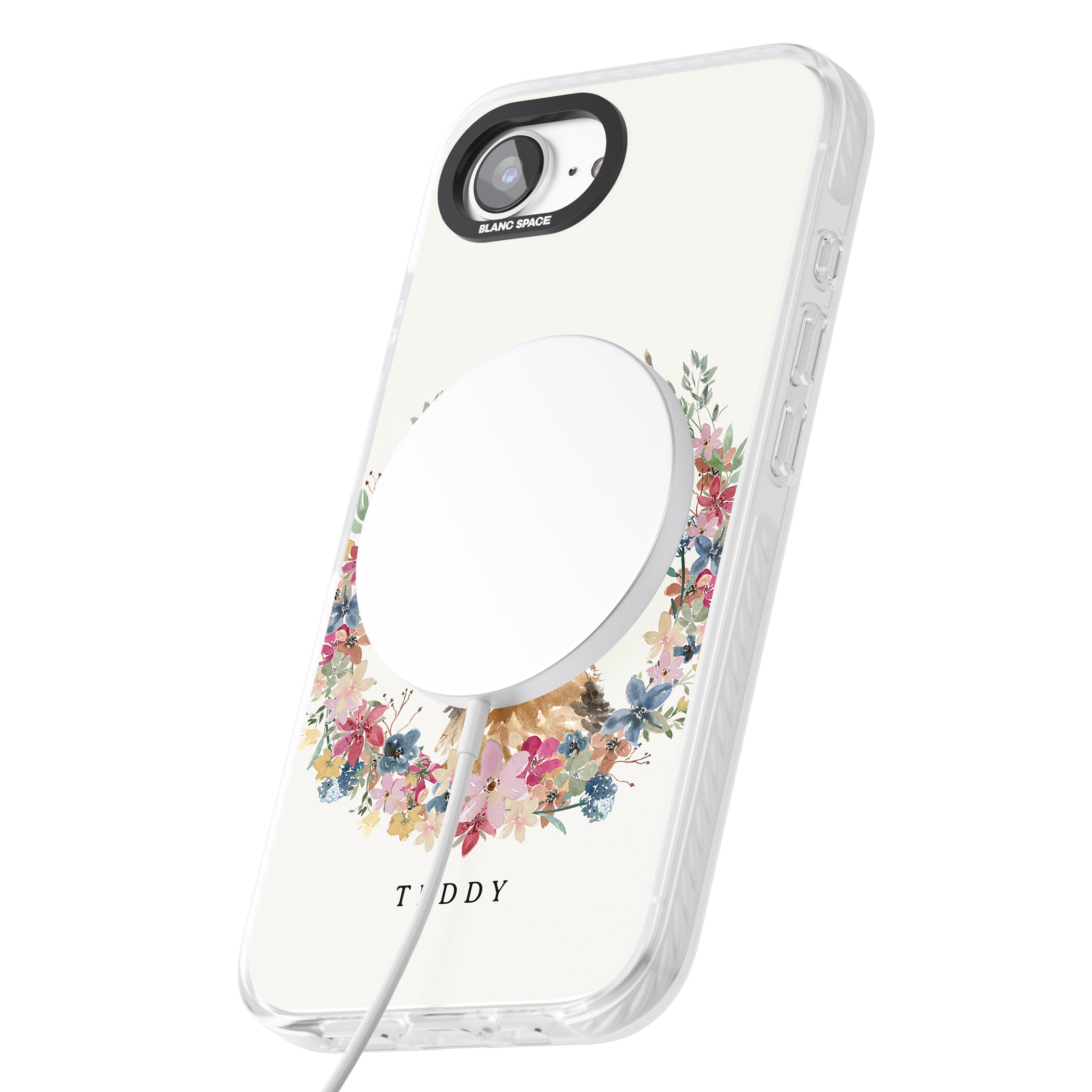 Personalised Yorkshire Terrier Floral Portrait