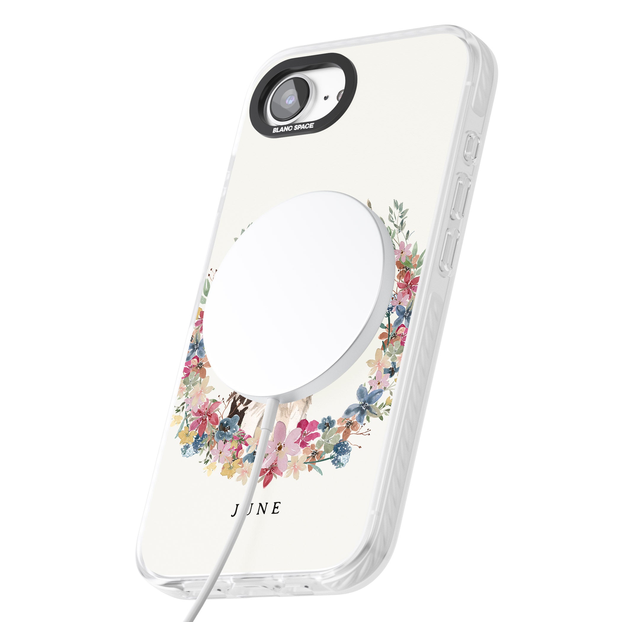 Personalised King Charles Floral Portrait