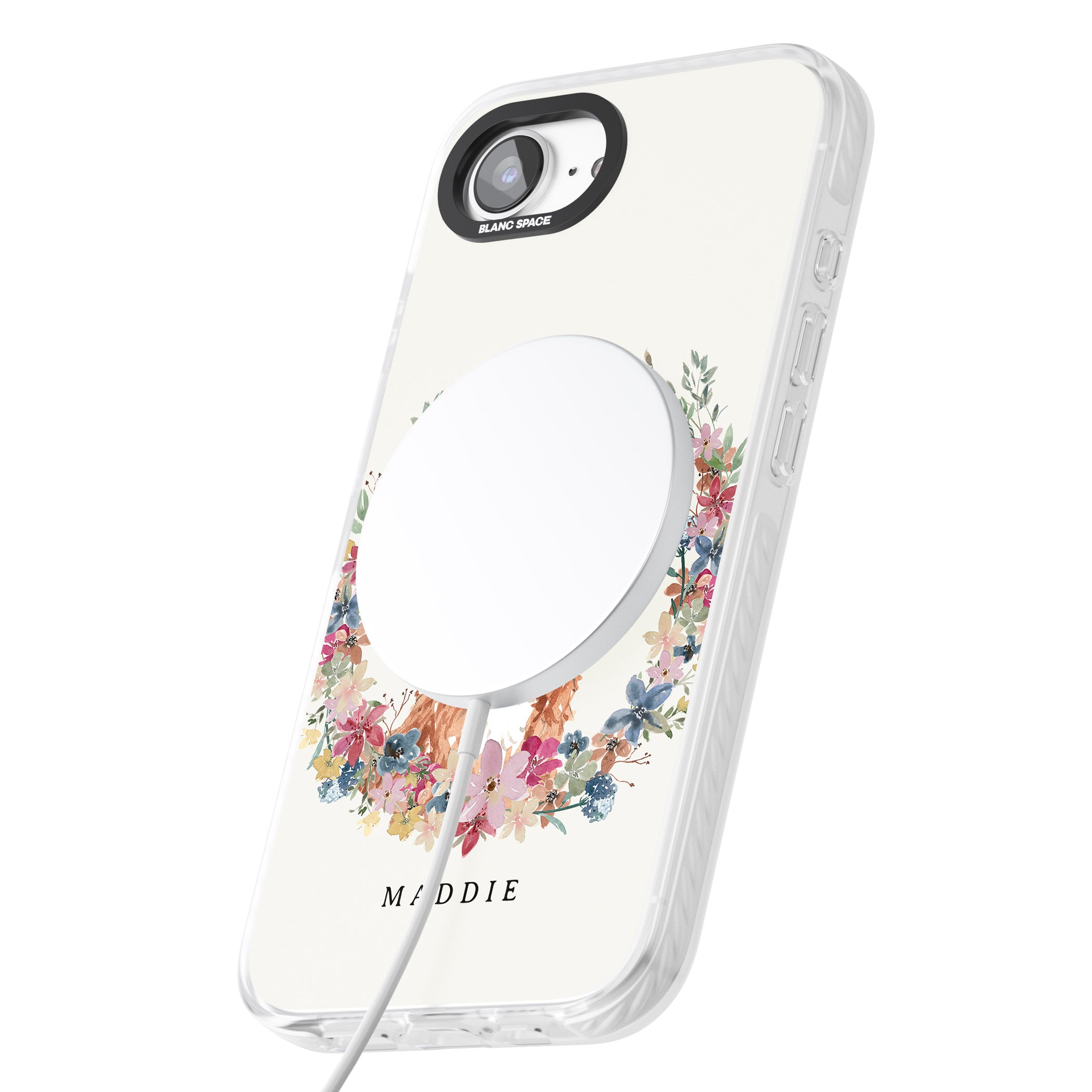 Personalised Cavapoo Floral Portrait