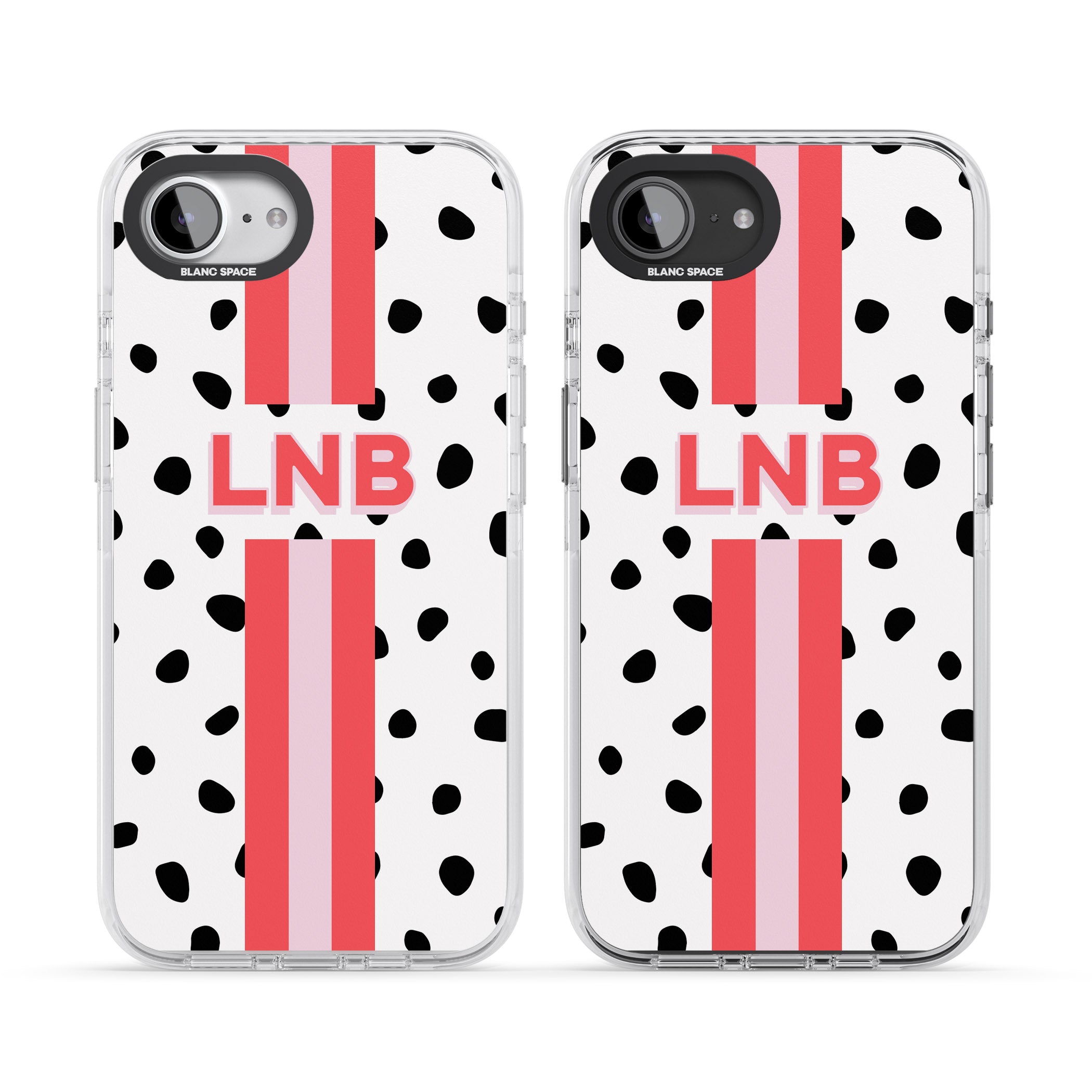 Personalised Polka & Pink Stripe