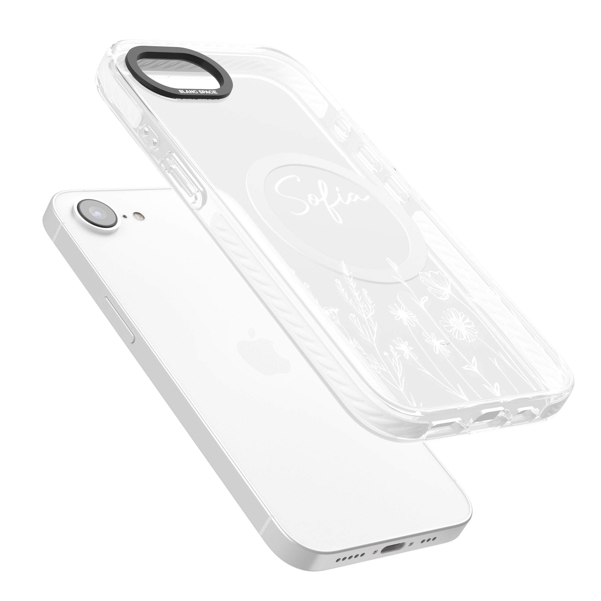 Personalised White Wildflowers