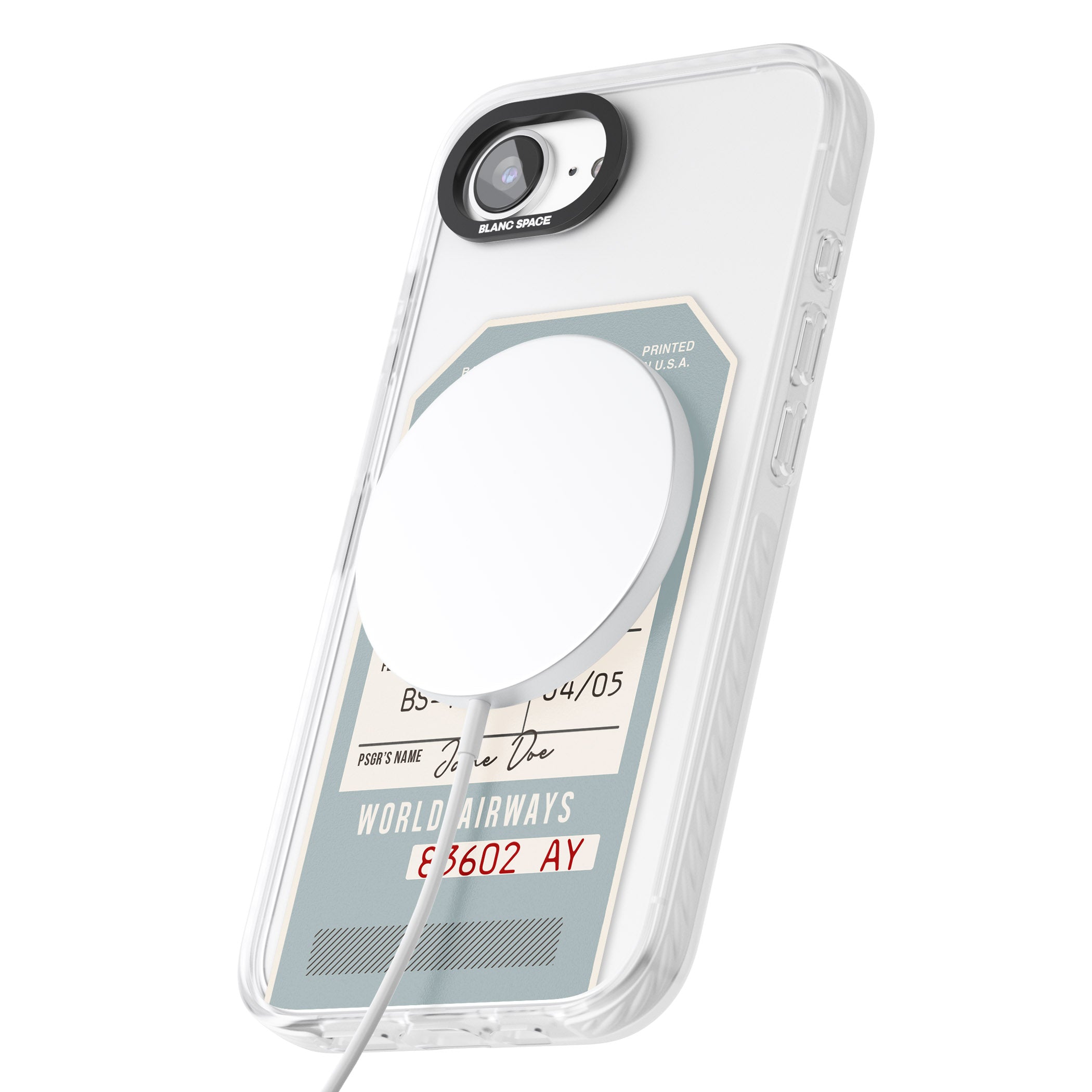 Personalised Vintage Usa Luggage Tag