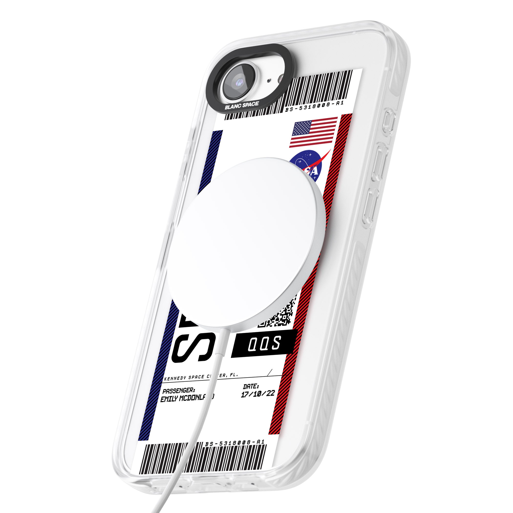 Personalised Nasa Boarding Pass (Light)