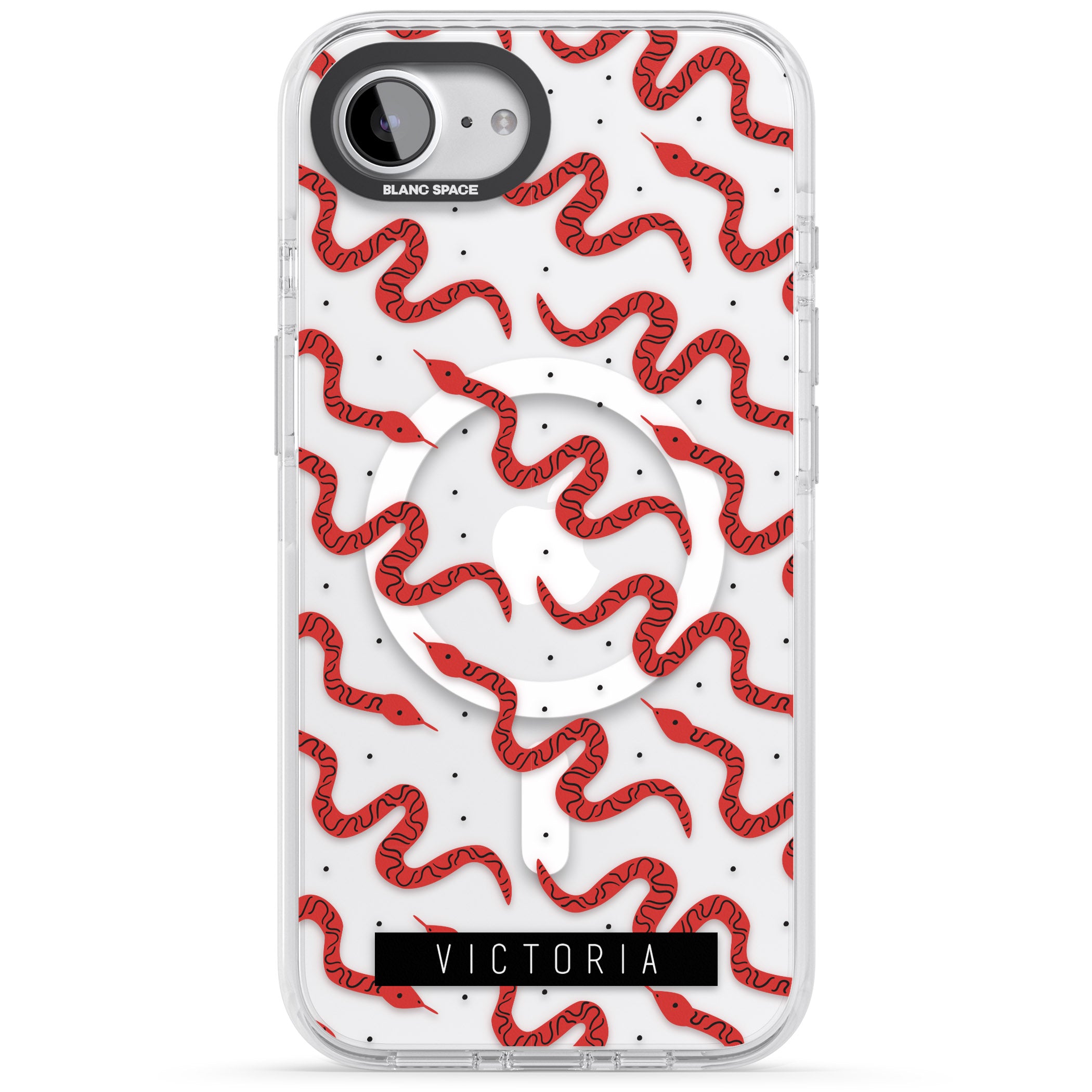 Personalised Red Snake Pattern