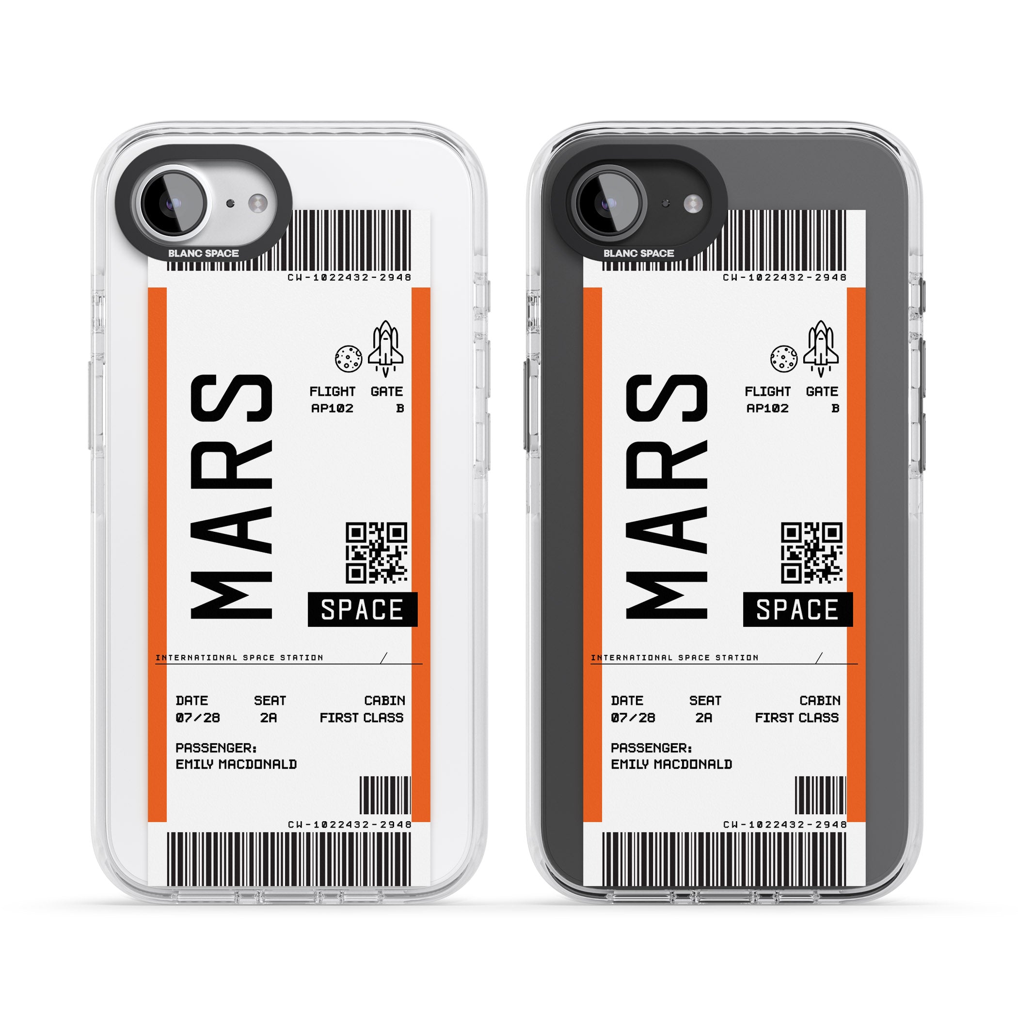 Personalised Mars Travel Ticket