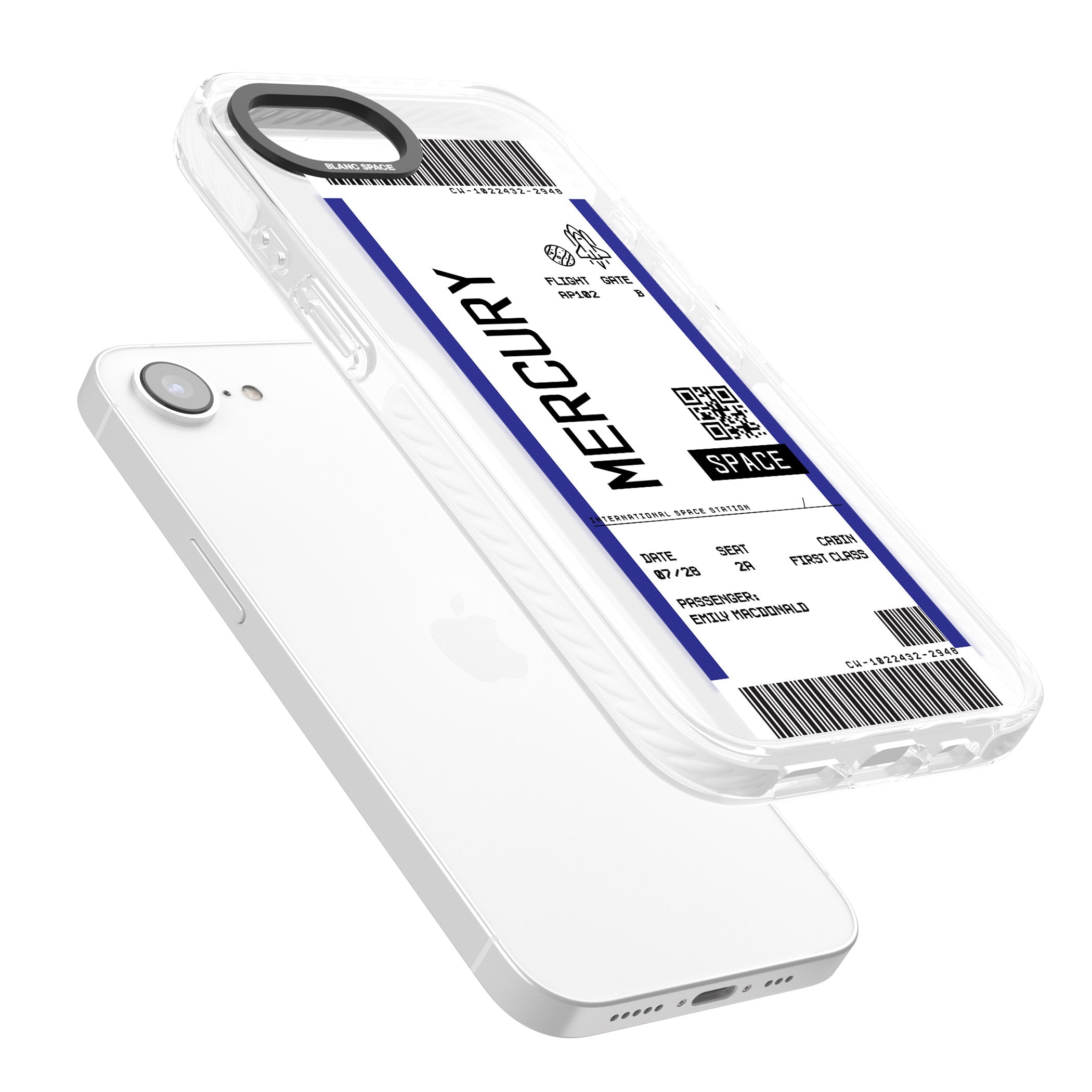 Personalised Mercury Travel Ticket