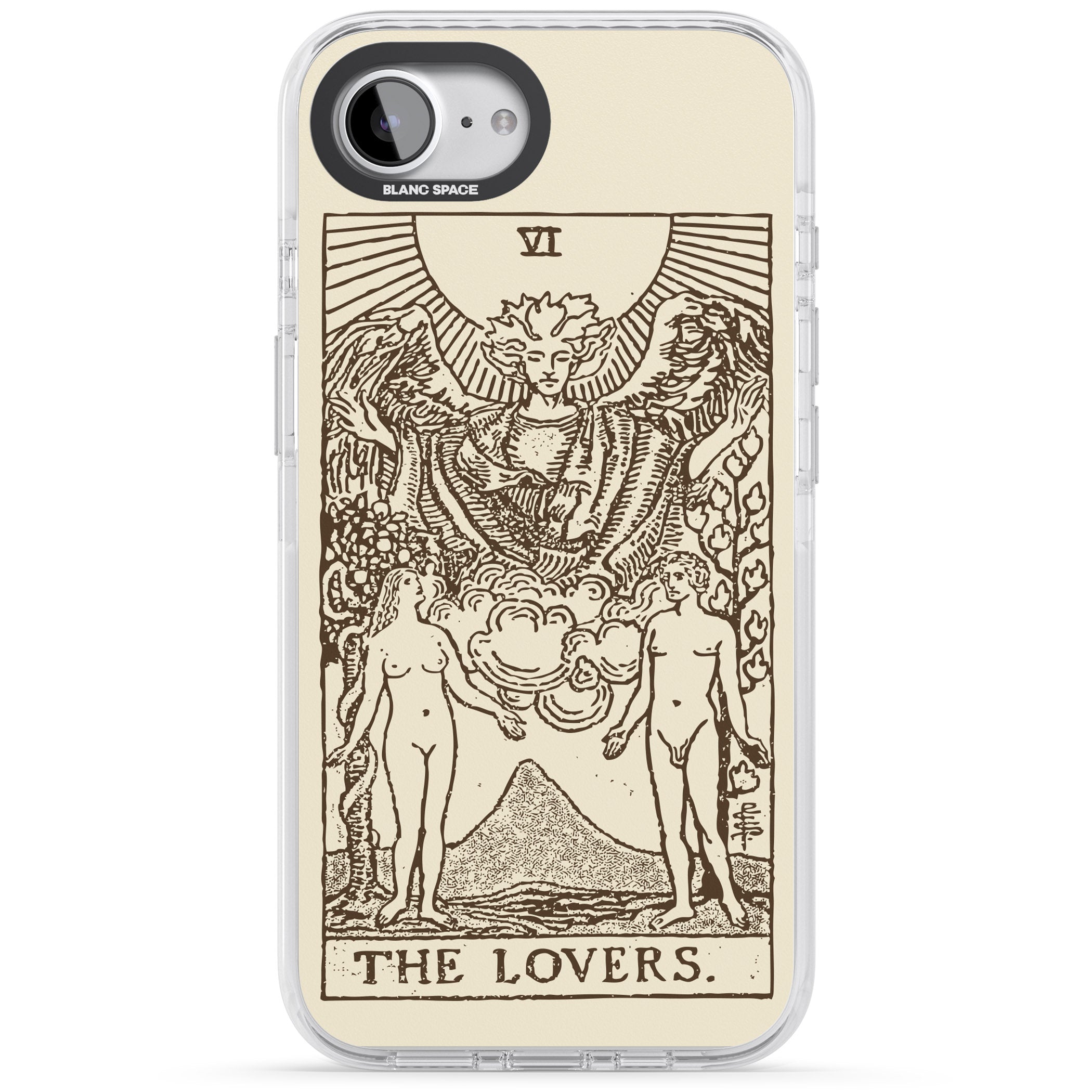 Personalised The Lovers Tarot Card (Cream)