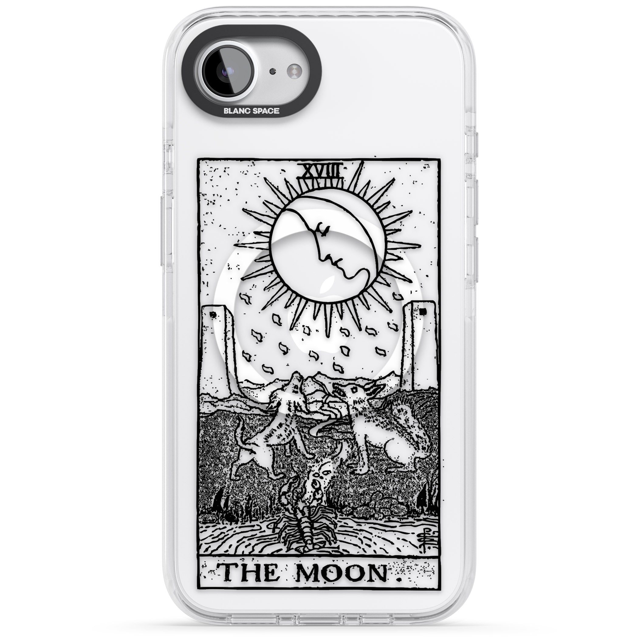 Personalised The Moon Tarot Card (Clear)