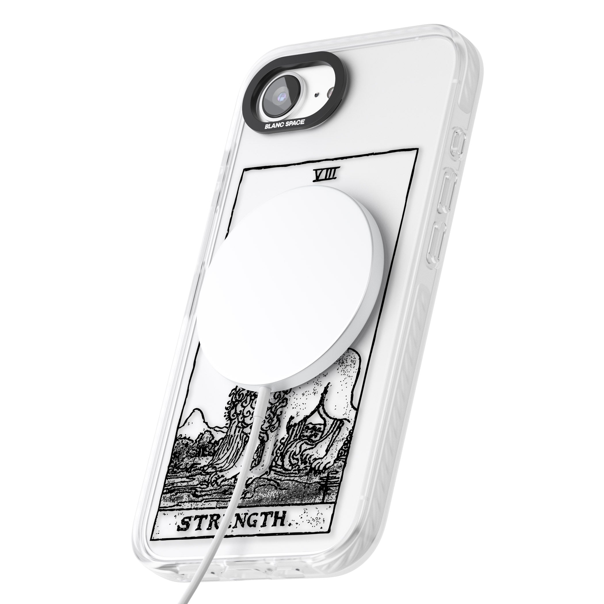 Personalised Strength Tarot Card (Clear)