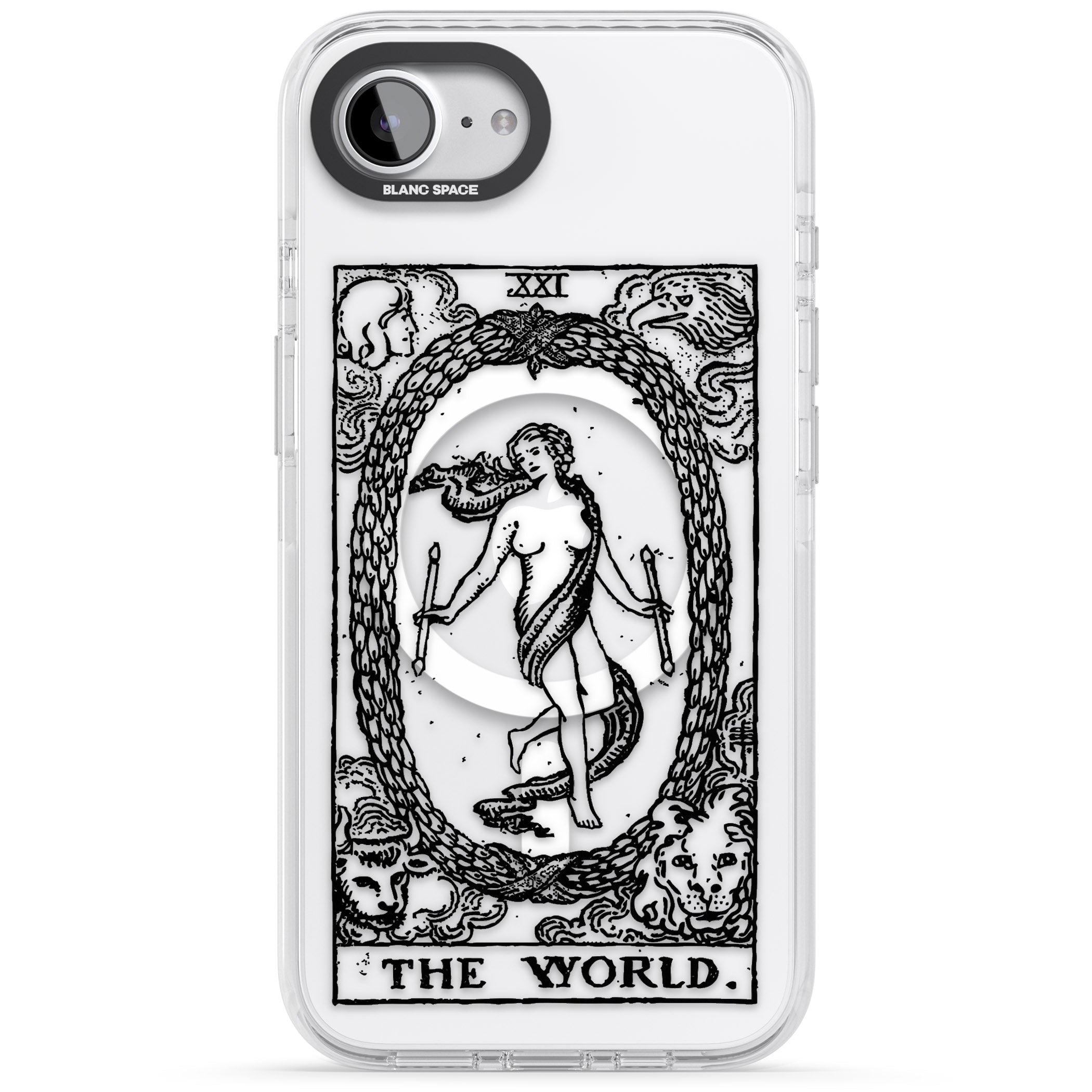 Personalised The World Tarot Card (Clear)